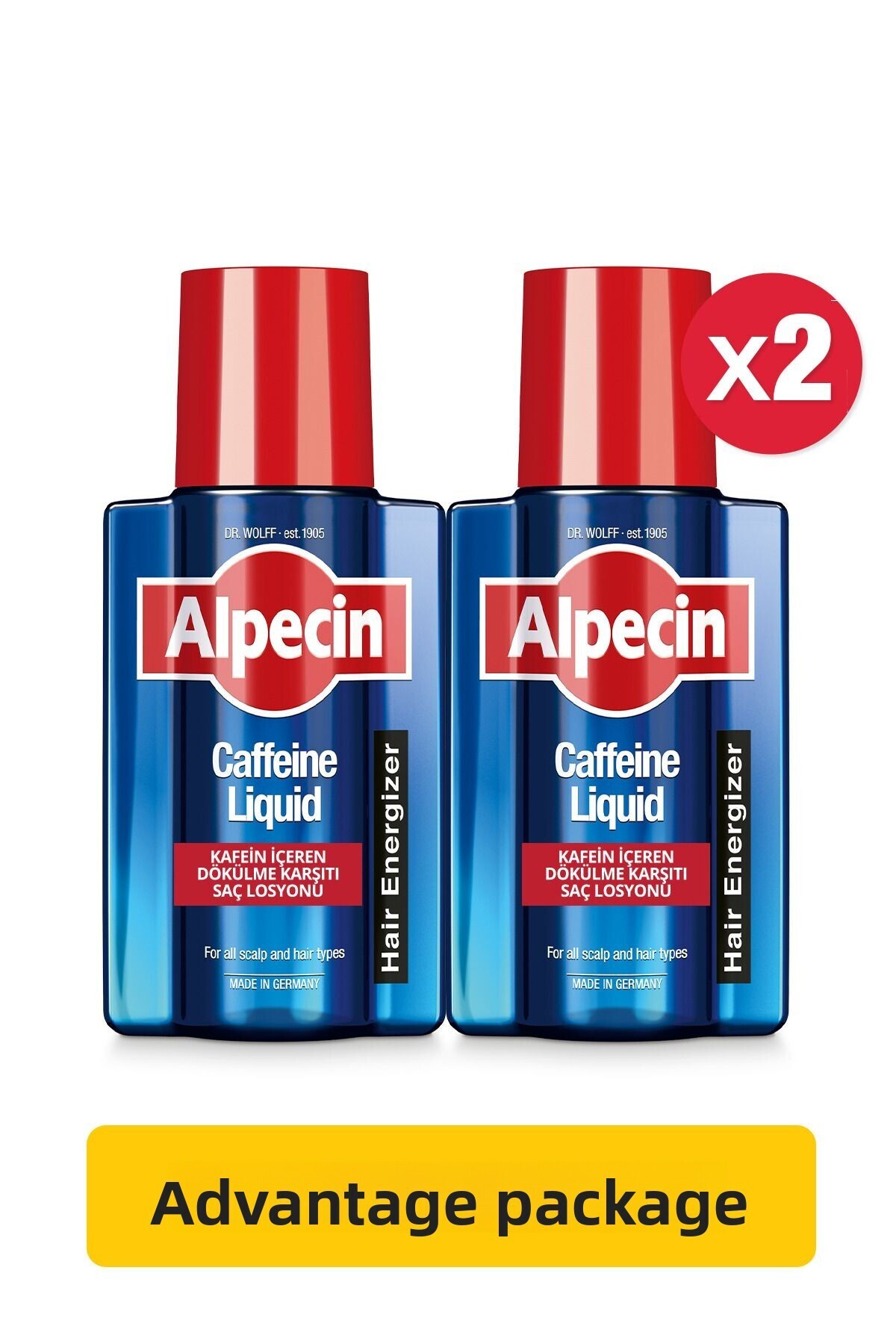ALPECİN-Caffeinated Caffein Liquid - Anti-Shedding Hair Lotion X2 1