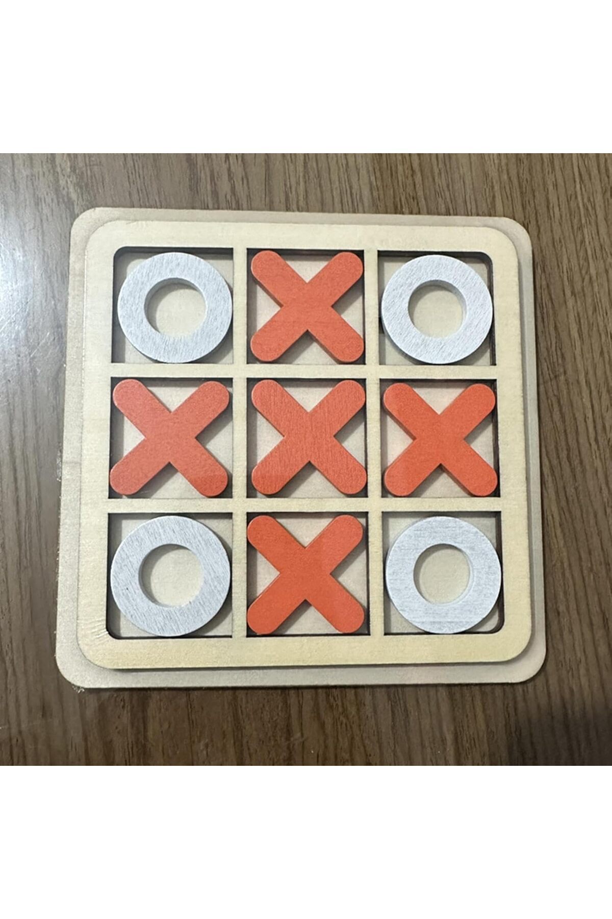 WoodStory Ahşap OX Oyunu Eğitici Montessori Zeka Oyunu Tic-Tac-Toe Oyunu Çocuklar İçin Eğlenceli Oyunlar fotoğrafı 4 (önizleme)