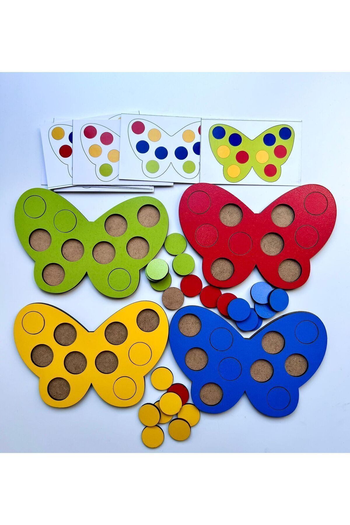 WoodStory Eğitici Ahşap Kelebek Oyunu Montessori Çocuklar İçin Zeka Geliştirme fotoğrafı 5 (önizleme)