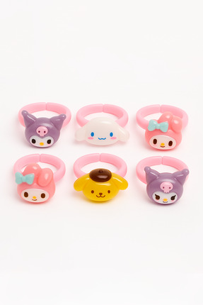 MakeWell Ayarlanabilir Kuromi My Melodi ve Cinnammaroll Tasarımlı 6lı Ayarlan...