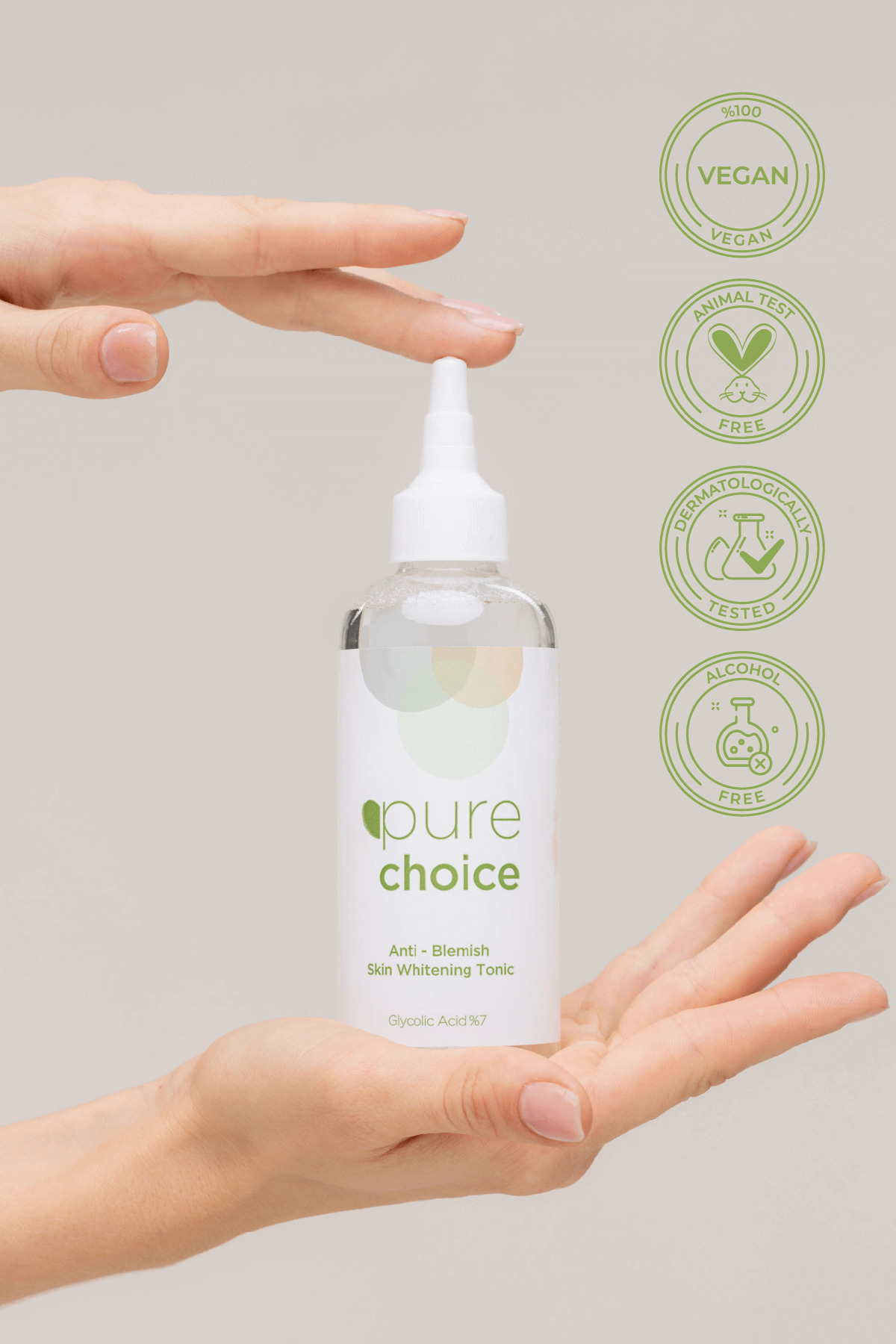 Leke Karşıtı Cilt Beyazlatıcı Tonik 200ml Glycolic Acid %7) — PC - 1004 — تصویر 4 از 6