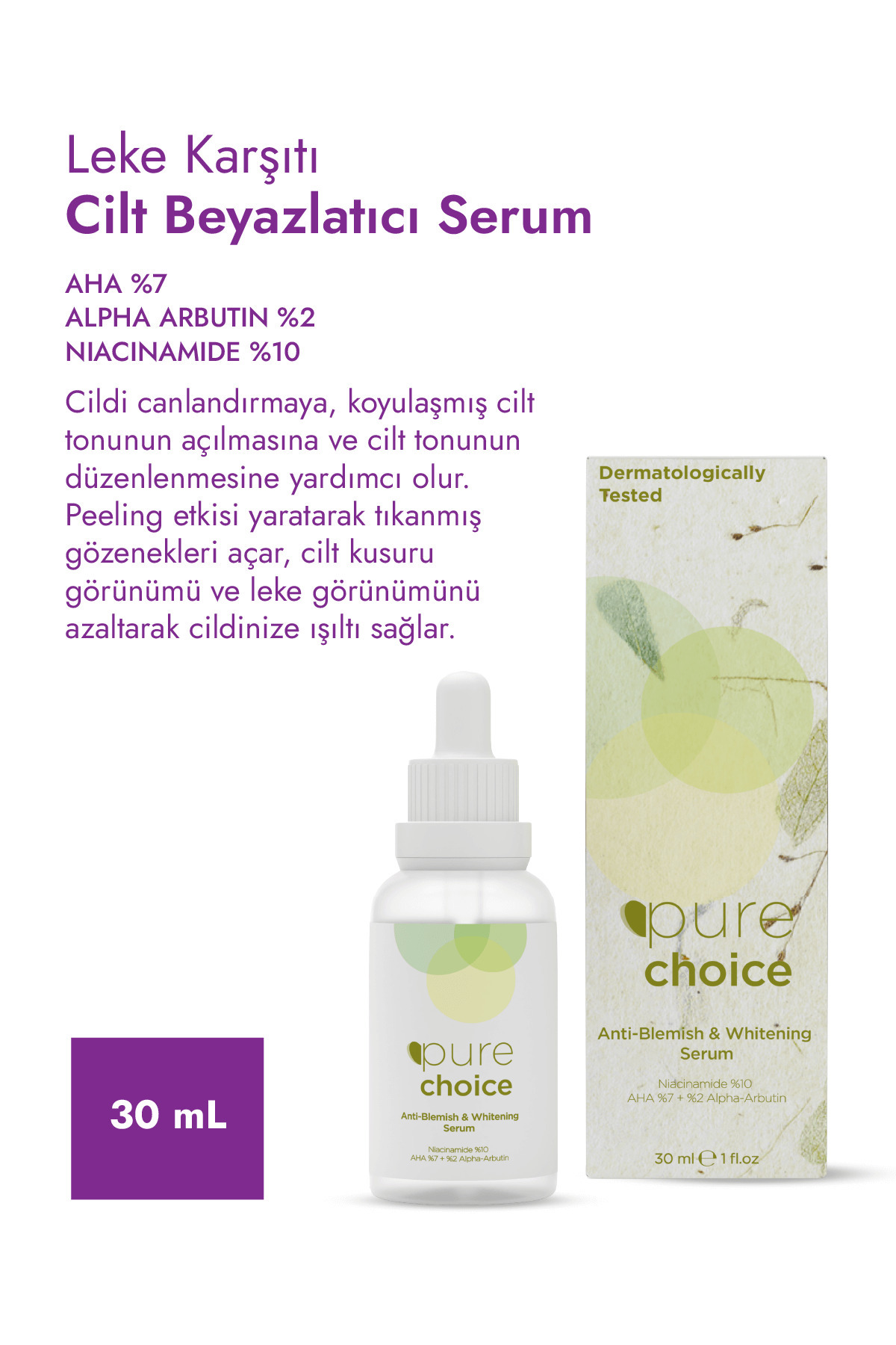 Leke Karşıtı Cilt Aydınlatıcı Bakım Seti (C Vitamini Serumu + Leke Karşıtı Bakım Serumu 2'li Set) — PC101 — تصویر 3 از 5
