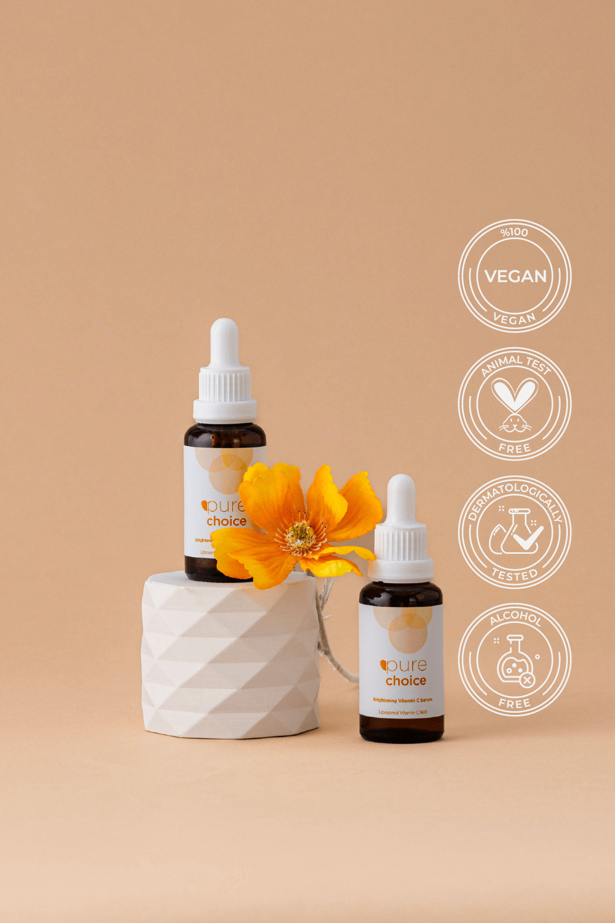 Aydınlatıcı C Vitamini Serumu %10 Liposomal Vitamin C + %10 Niacinamide 30 ml — PC - 1001 — تصویر 4 از 6
