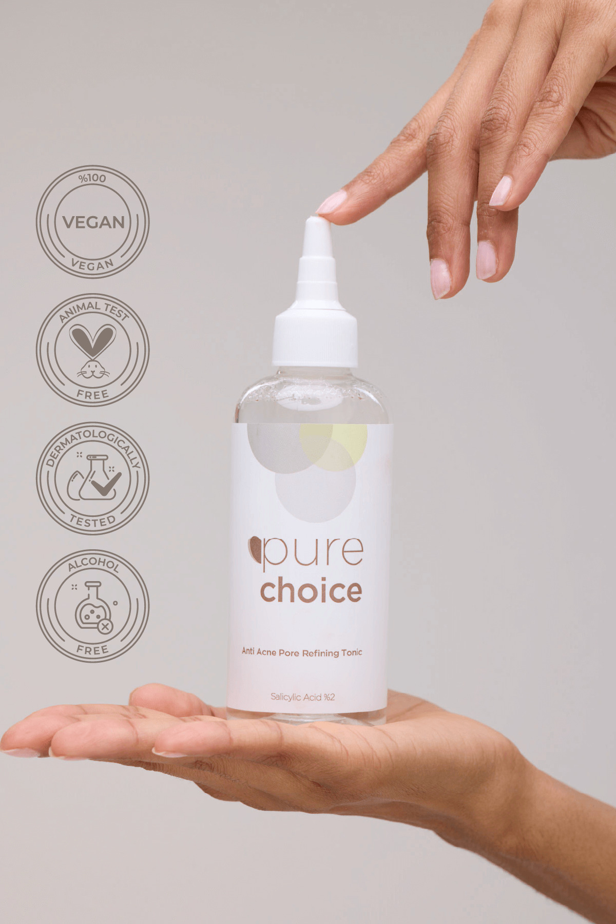Akneye Eğilimli Ciltler İçin Gözenek Sıkılaştırıcı ve Arındırıcı Tonik 200 ml — PC - 1005 — تصویر 4 از 6