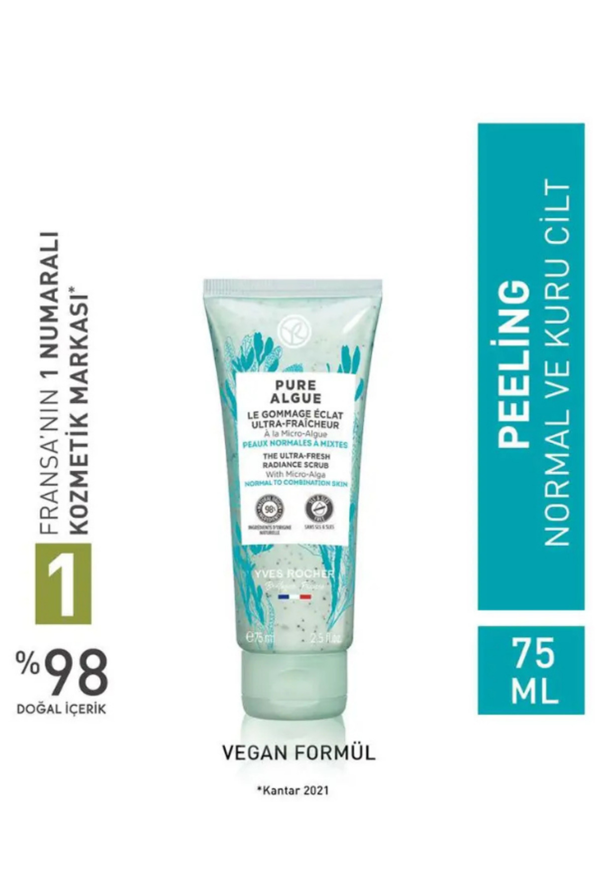Bitkisel Özlü Cilt Arındırıcı Peeling – Hassas ve Kuru Cilt Dostu — تصویر 3 از 3