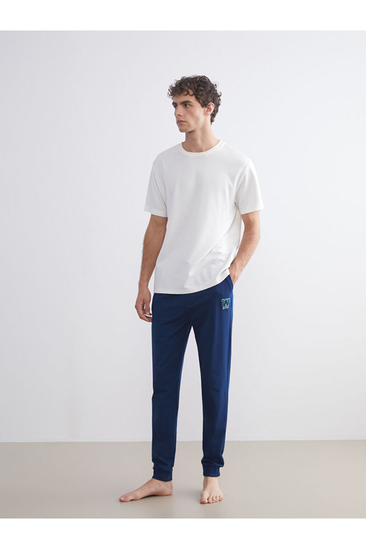 LC Waikiki-Create Your Style with Uzg Store |   Standard Mold Men's Jogger Pajama Bottoms 1