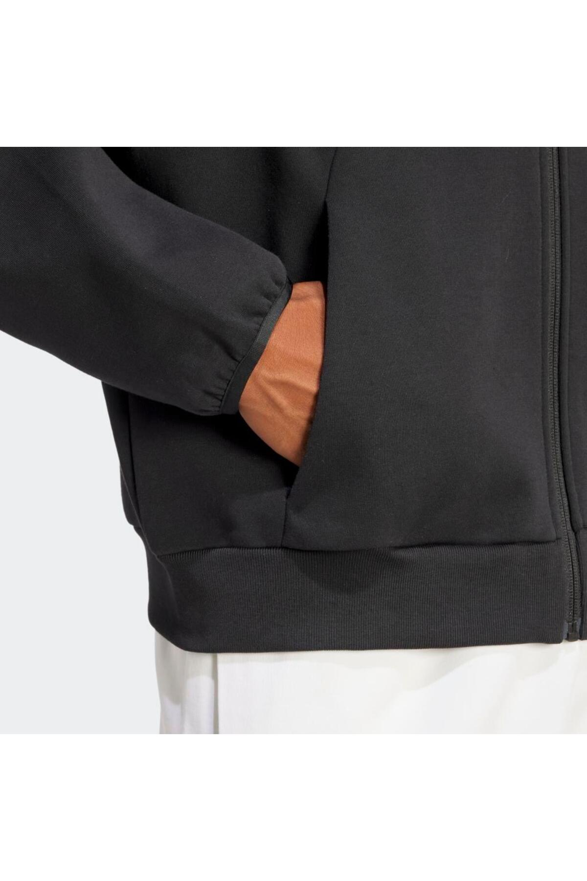 ژاکت اسپورت مردانه راسته آستین بلند | آدیداس adidas TYC097B8F273679274B82F603 - تصویر 7
