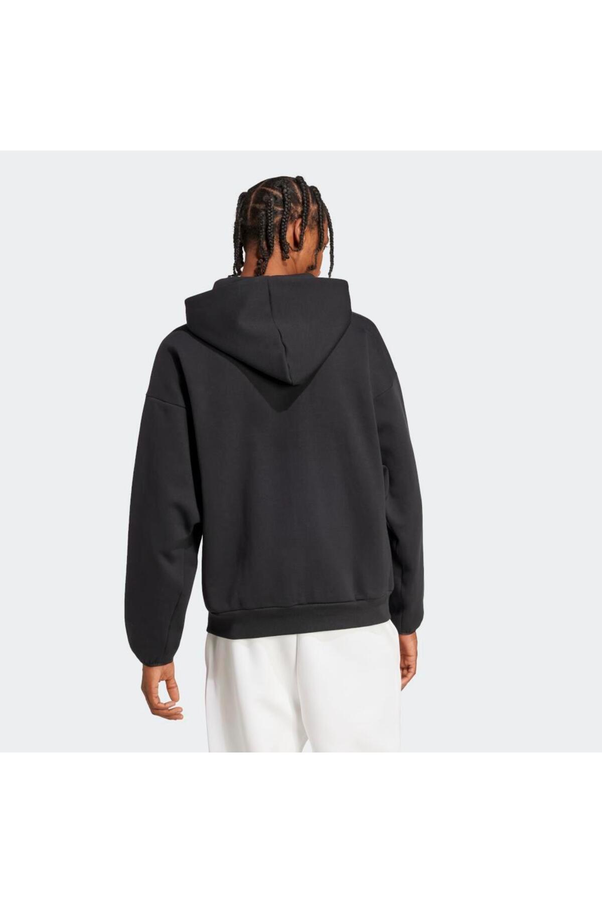 ژاکت اسپورت مردانه راسته آستین بلند | آدیداس adidas TYC097B8F273679274B82F603 - تصویر 4