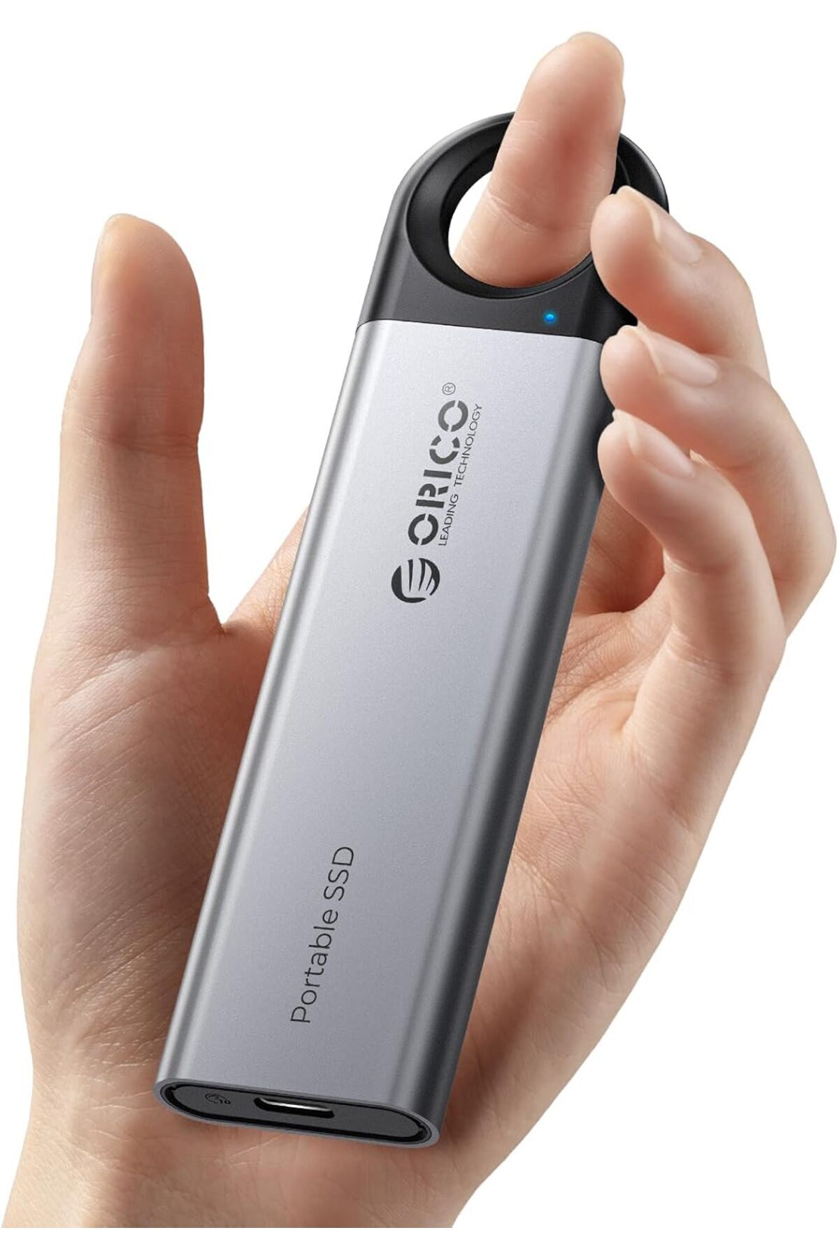 Orico-محرك أقراص SSD خارجي بسعة 1 تيرابايت بسرعة تصل إلى 1050 ميجابايت/ثانية، بتصميم فتحة معلقة، محرك أقراص ذو حالة صلبة محمول، منفذ USB C&A 2 بوصة 1