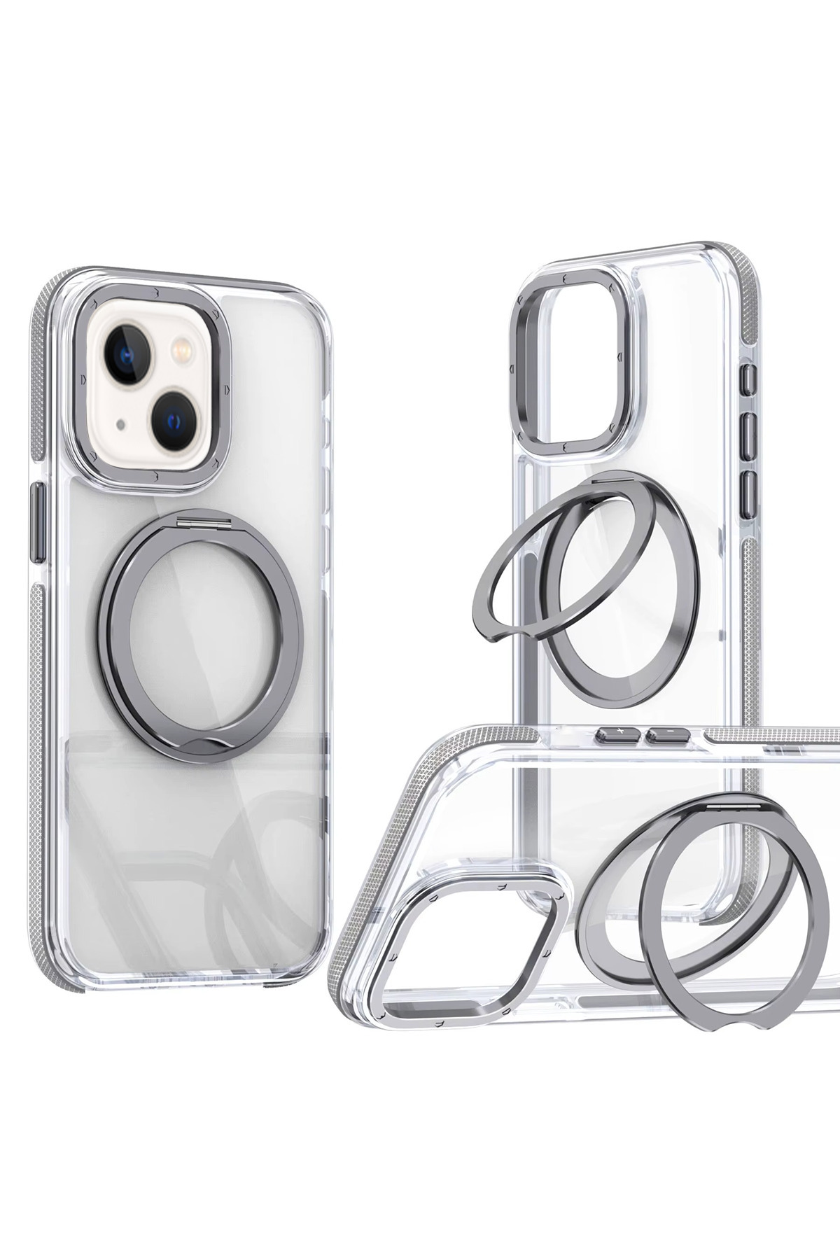 OSG-Premium Phone Case Compatible with iPhone 15 Plus and 14 Plus, Features Stand, Non-Yellowing, Shock-Absorbing Structure 1