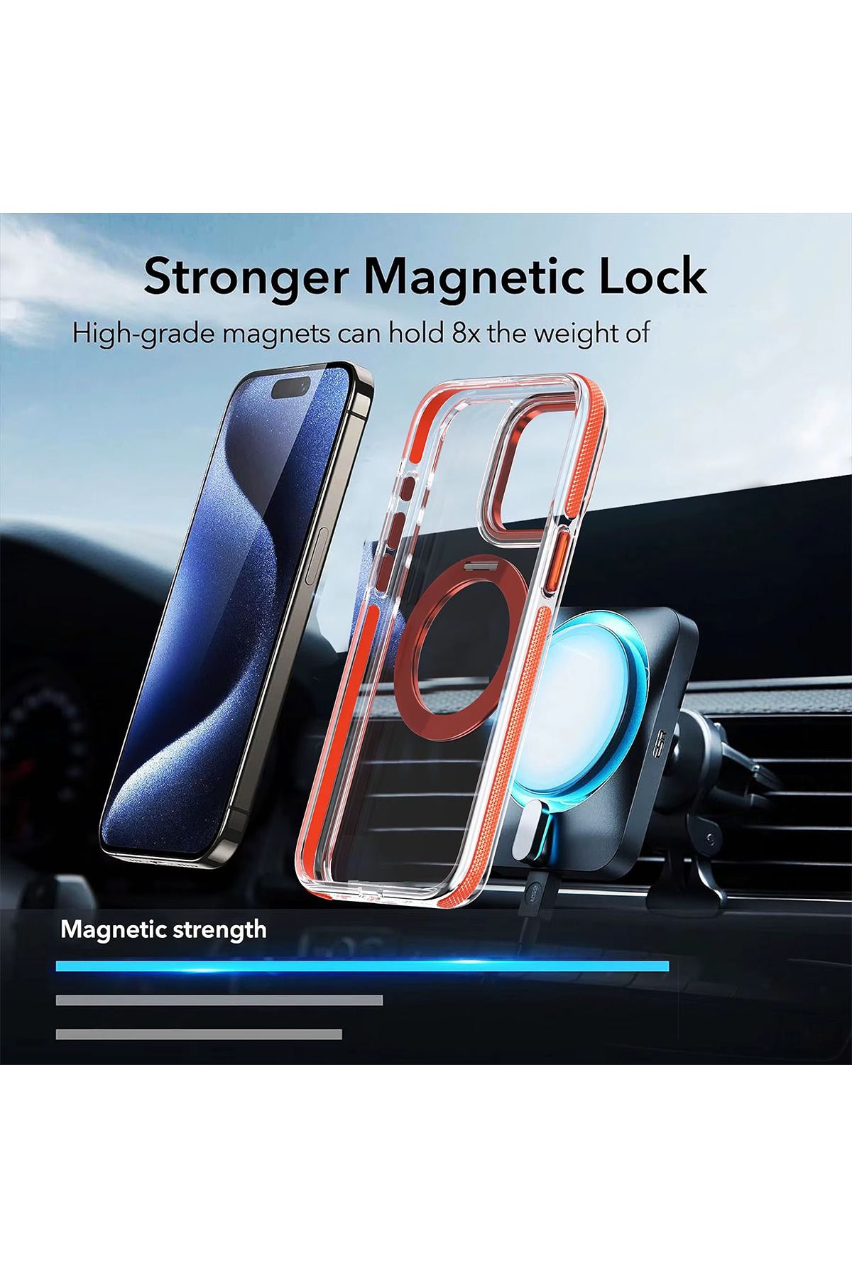 OSG-iPhone 12 Compatible Ultra Luxury Premium Phone Case with Stand Feature, Non-Yellowing Shock Absorbing Structure 4