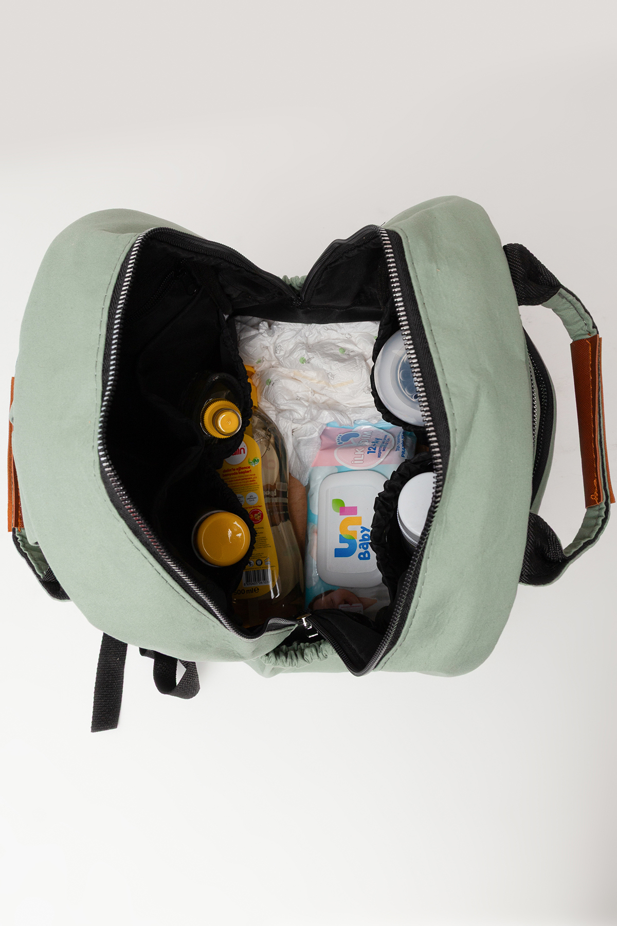 Cozibo Anne Bebek Bakım Sırt Çantası Biberon Termoslu Sıvı Geçirmez Bebek Çantası fotoğrafı 6 (önizleme)