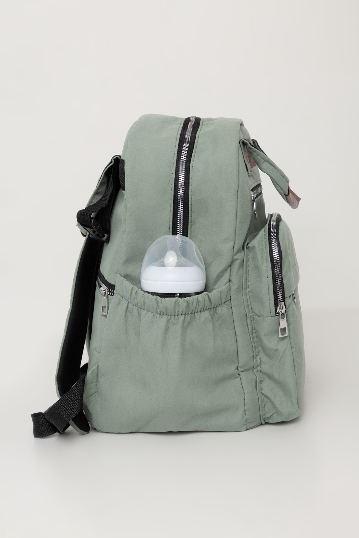 Cozibo Anne Bebek Bakım Sırt Çantası Biberon Termoslu Sıvı Geçirmez Bebek Çantası fotoğrafı 7 (önizleme)