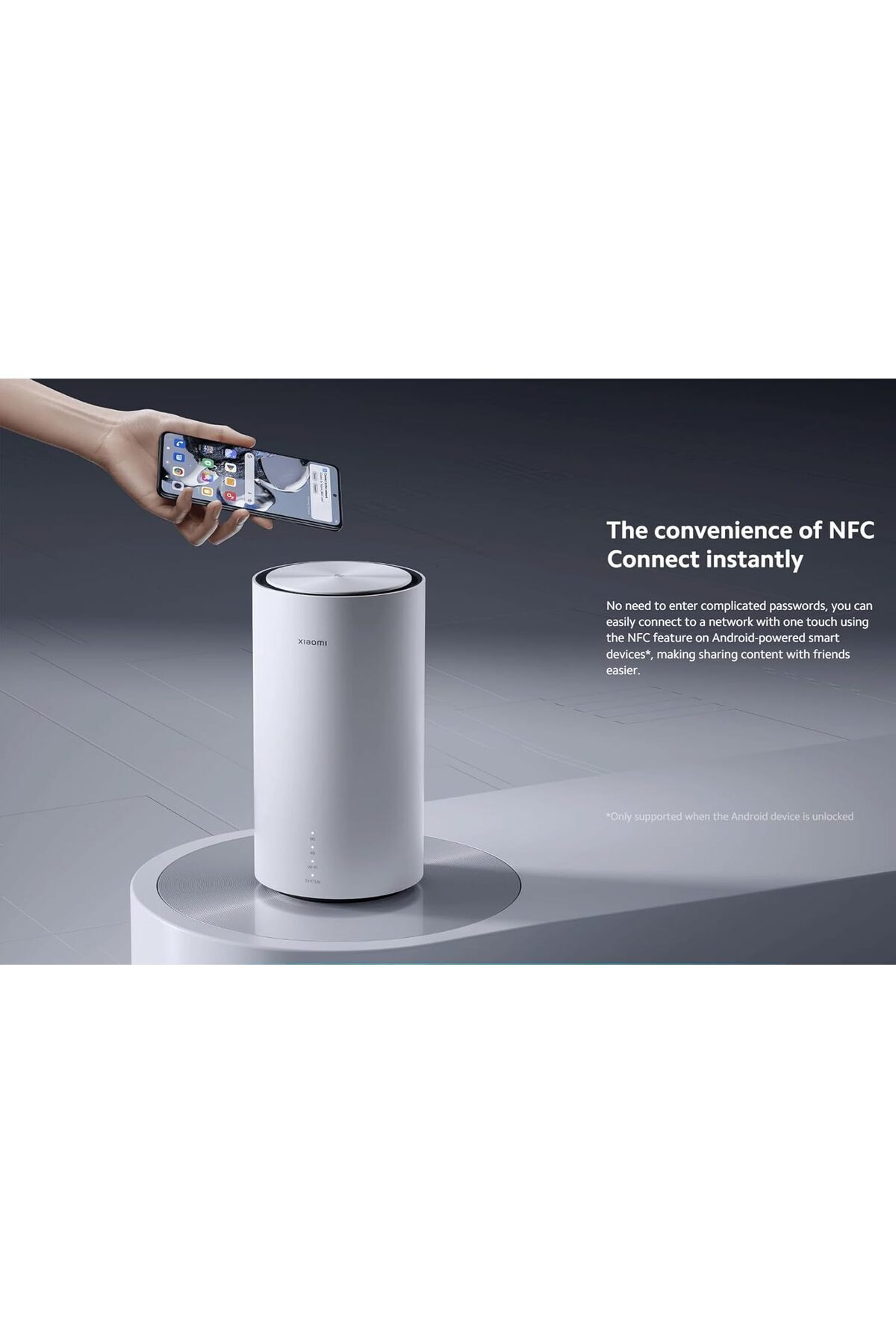 Xiaomi-5G CPE Pro Router Qualcomm 5G Chip, Fast Wi-Fi 6 AX5400, OFDMA, Mesh Networking, NFC 4
