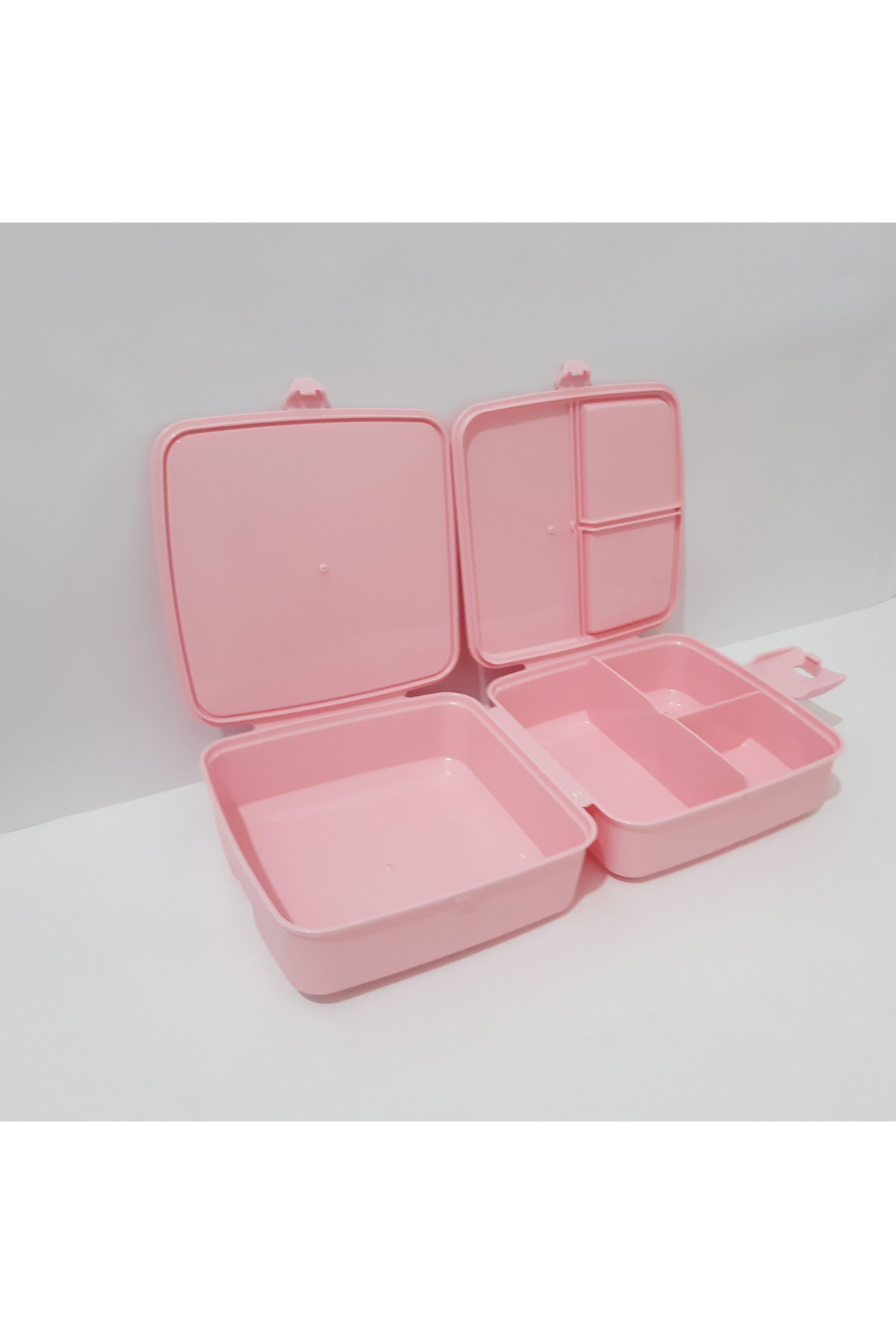 renkli çiçekler-Lunch Box 13X13X9 cm Patterned Lunch Box Food Storage Container for School 5