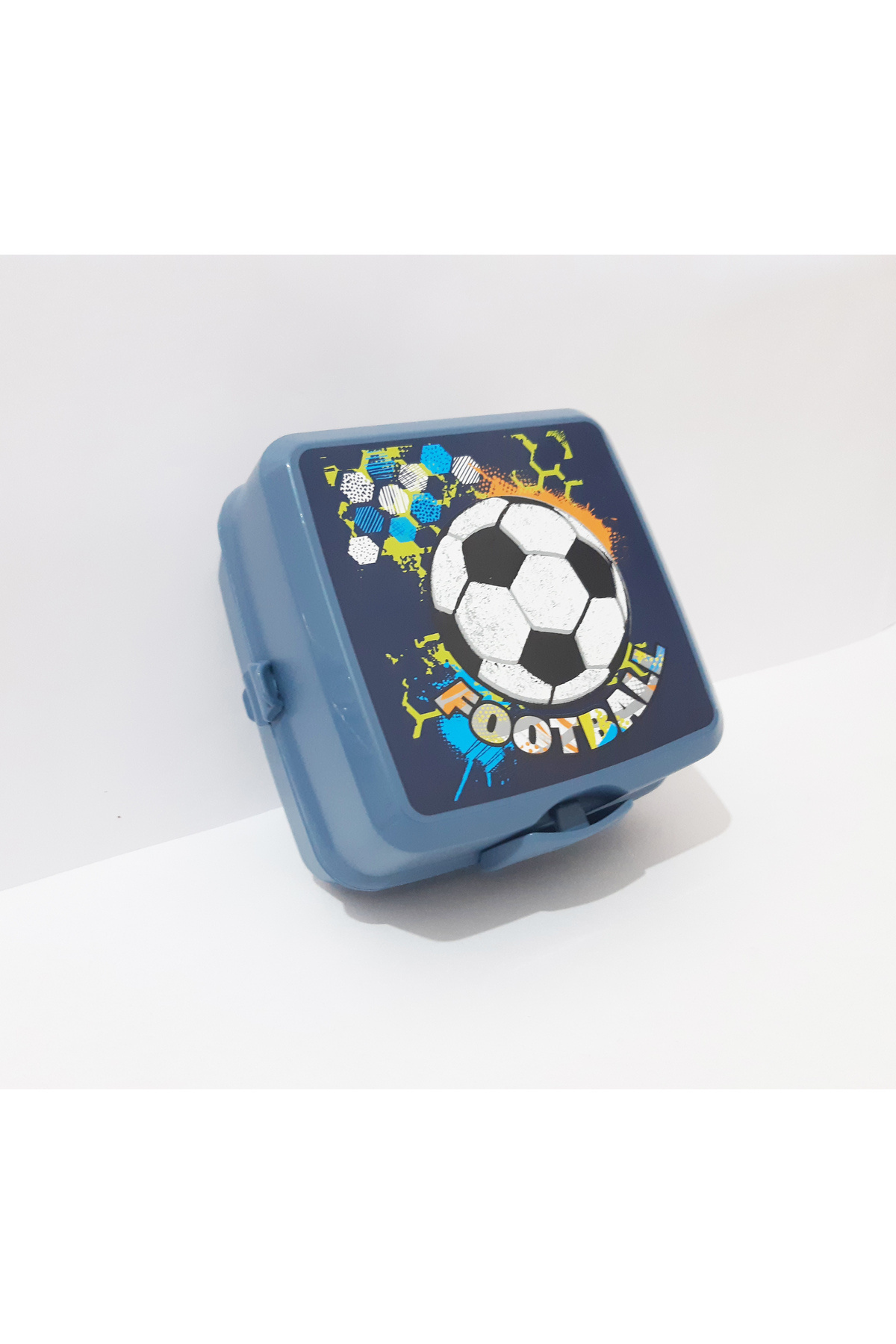 renkli çiçekler-Lunch Box 13X13X9 cm Patterned Lunch Box Food Storage Container for School 1
