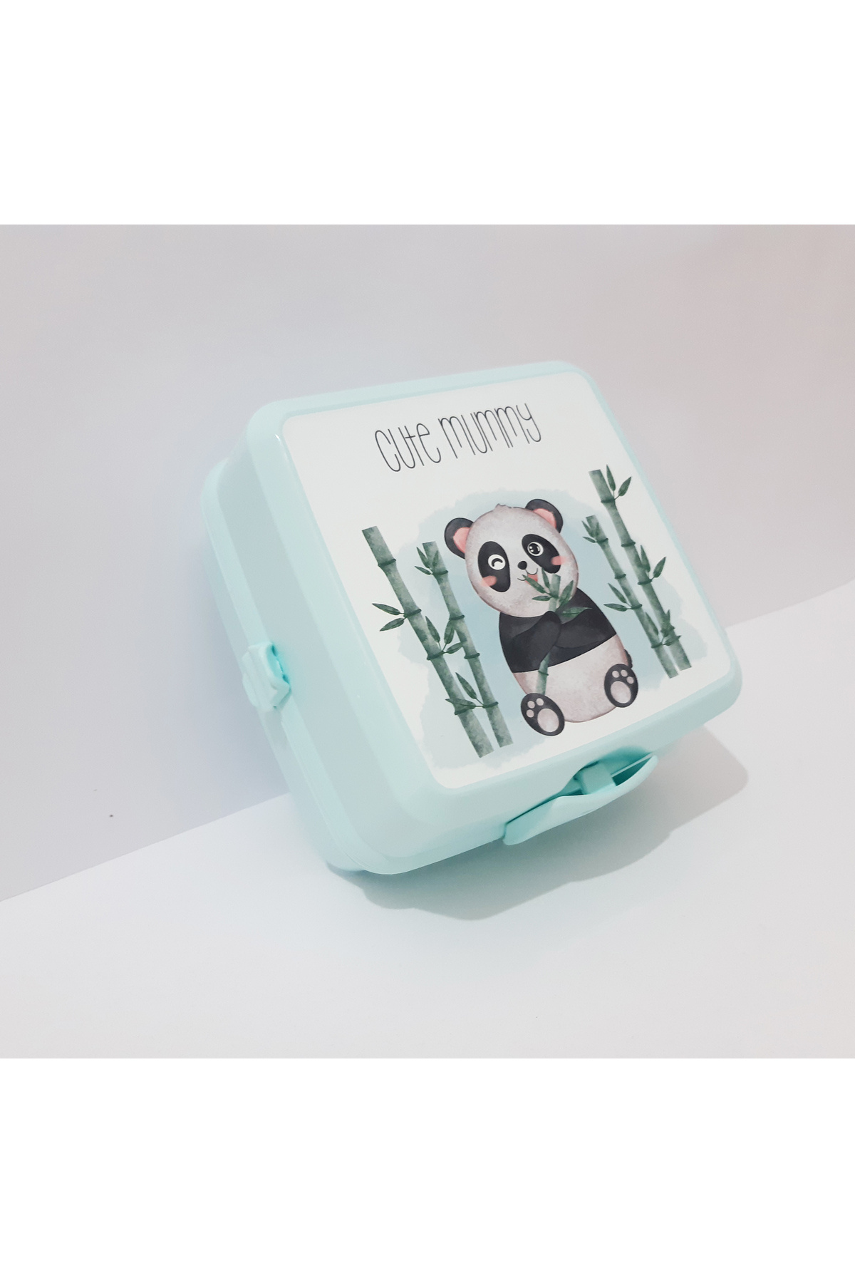 renkli çiçekler-Lunch Box 13X13X9 cm Patterned Lunch Box Food Storage Container for School 1