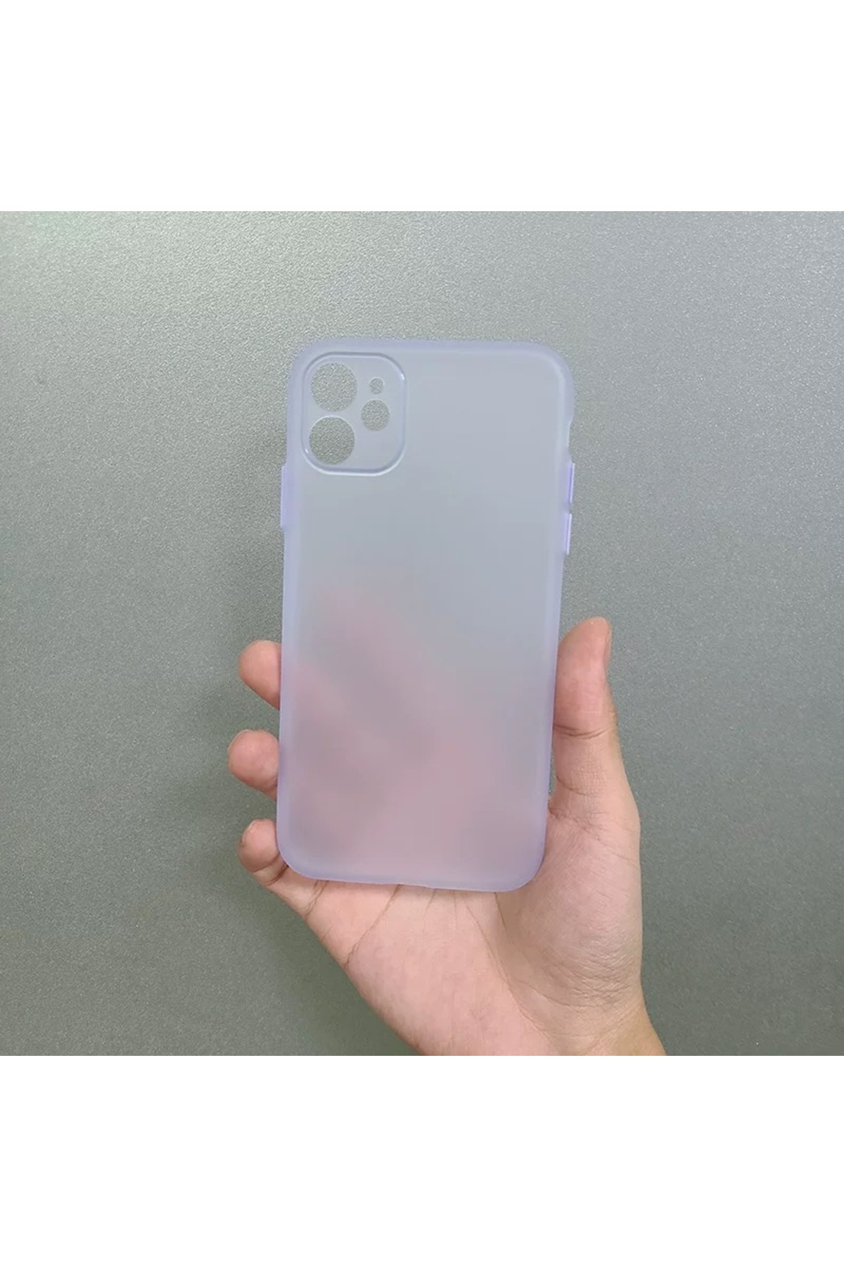 EDELFU-iPhone 11 Compatible (0.03mm) Lightweight Protective Slim Cover Matte Texture Soft Case 1
