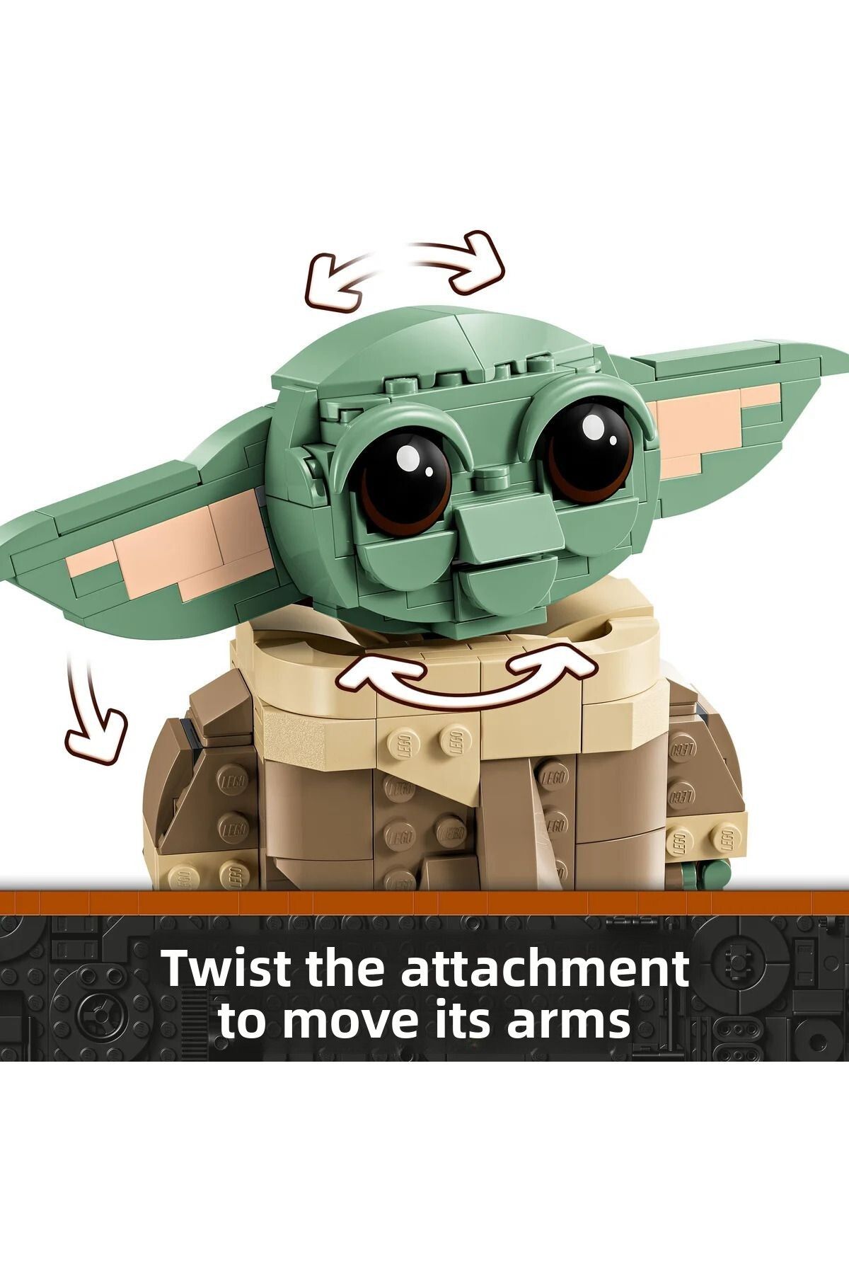 LEGO-® Star Wars: The Mandalorian™ Grogu™ with Hover Pram, Buildable Figure 75403 7