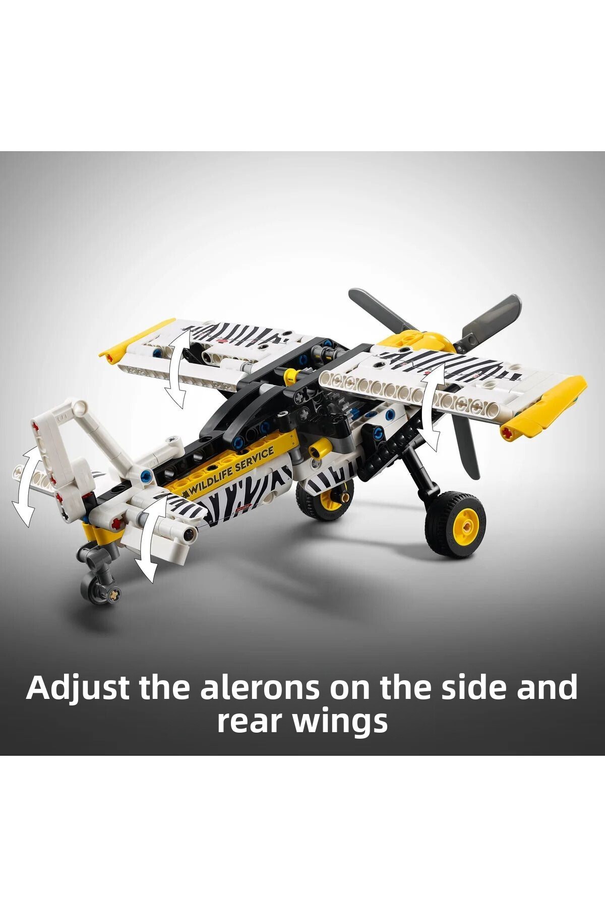 LEGO-® Technic Bush Plane Aircraft Toy Vehicle Gift Set for Kids 42198 10