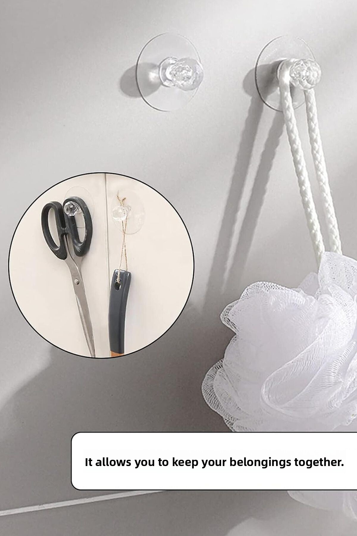 Ganjem-Furniture Drawer Handle 4 Pieces Crystal Look Door Window Handle Non-Marking Adhesive Handle 6