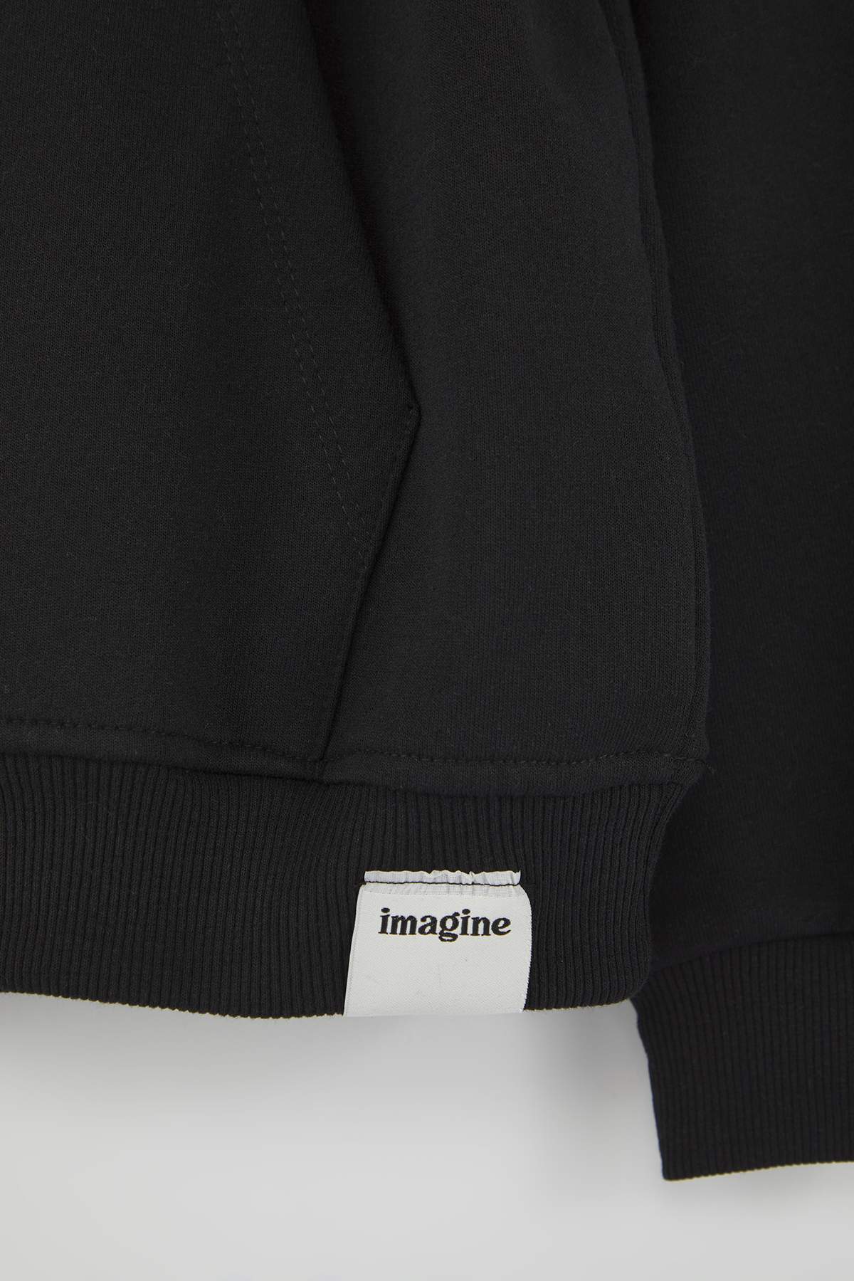 Trendyolmilla  Siyah-Lacivert 2'li Paket Kapüşonlu Regular Kesim İçi Polarlı Sweatshirt TMNAW24SW00000 - Görsel 9