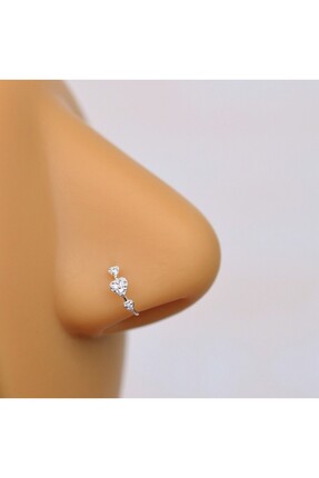 Heppii 925 Ayar Gümüş Minik Kalpli Halka Hızma