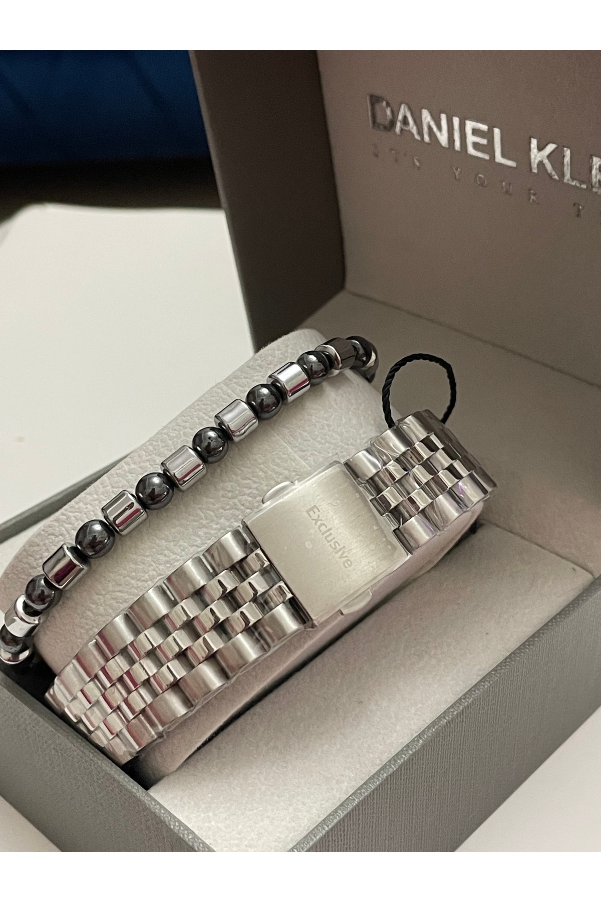 Daniel Klein-Original Multifunction All Functions Active Ystainless Steel Men's Watch+ Bracelet Gift 4