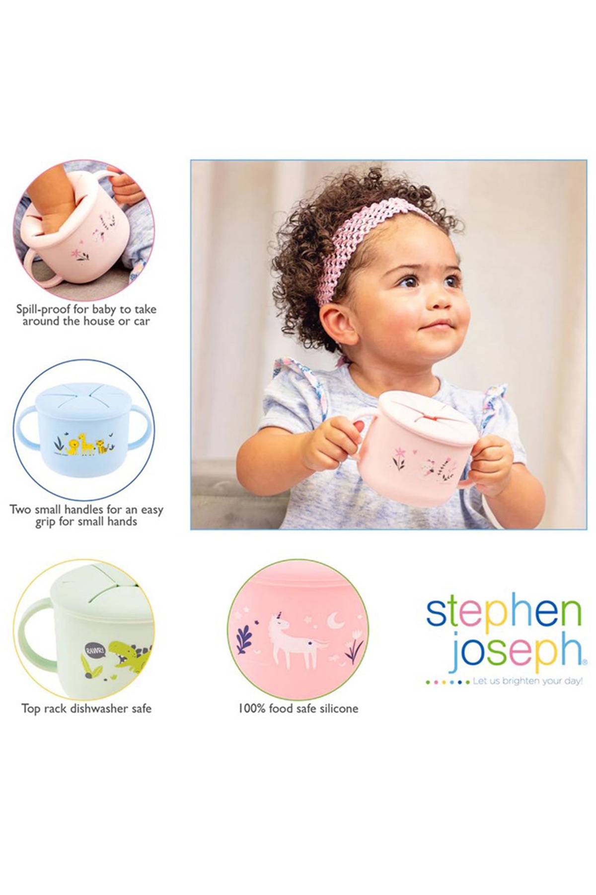 Stephen Joseph Çerez Taşıma Kabı Seti Fil Lila fotoğrafı 4 (önizleme)