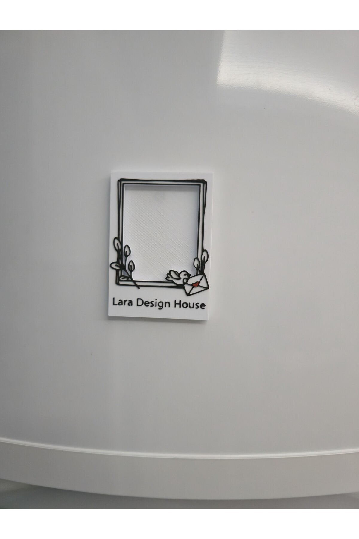 Lara Desing House Kişiye Özel Fotoğraf Çerçeve Magnet - Dekoratif Hediyelik Buzdolabı Süsü - Çerçeve Magnet - Magnet