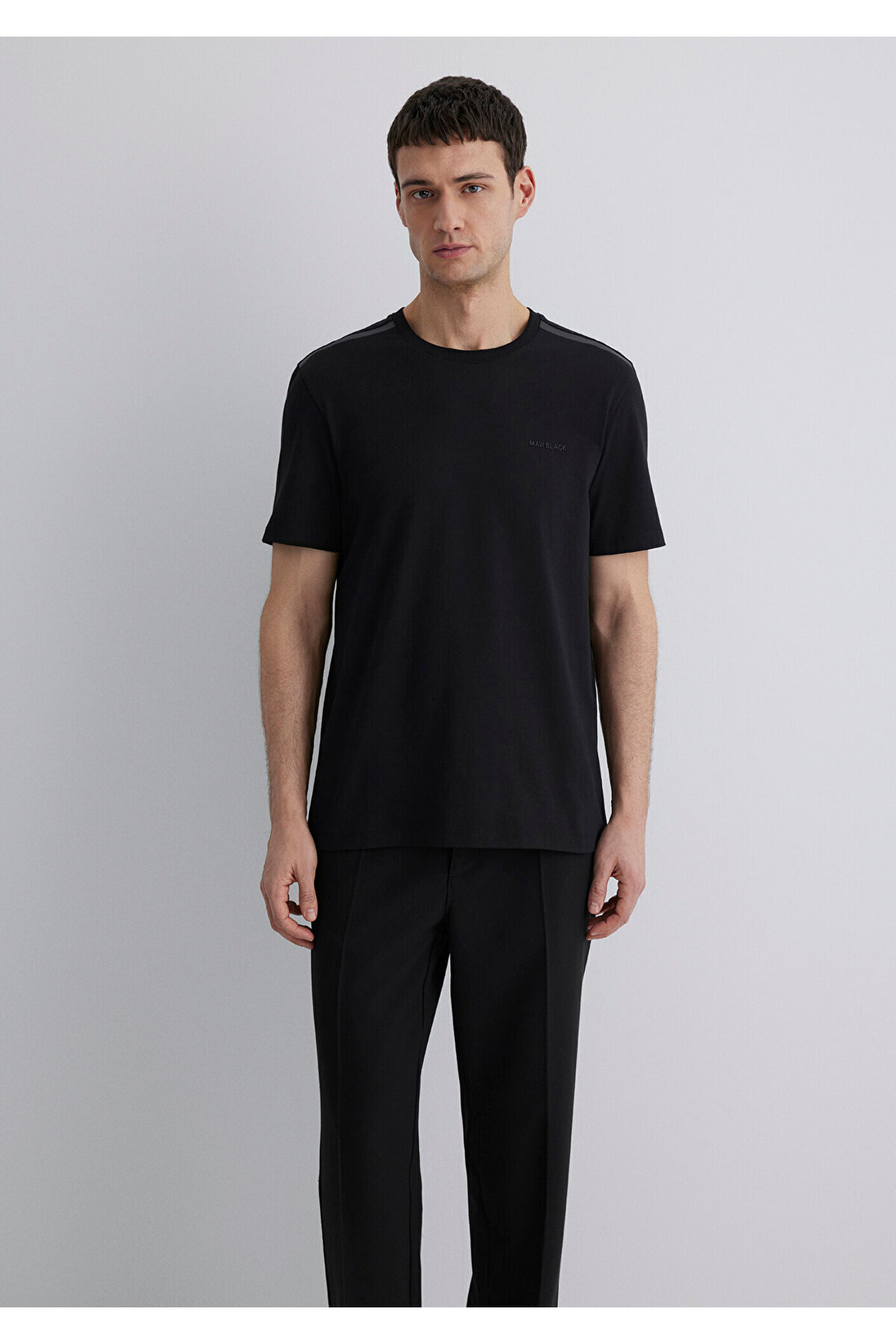 Mavi-Black Black T-Shirt Regular Fit 0612689-900 4