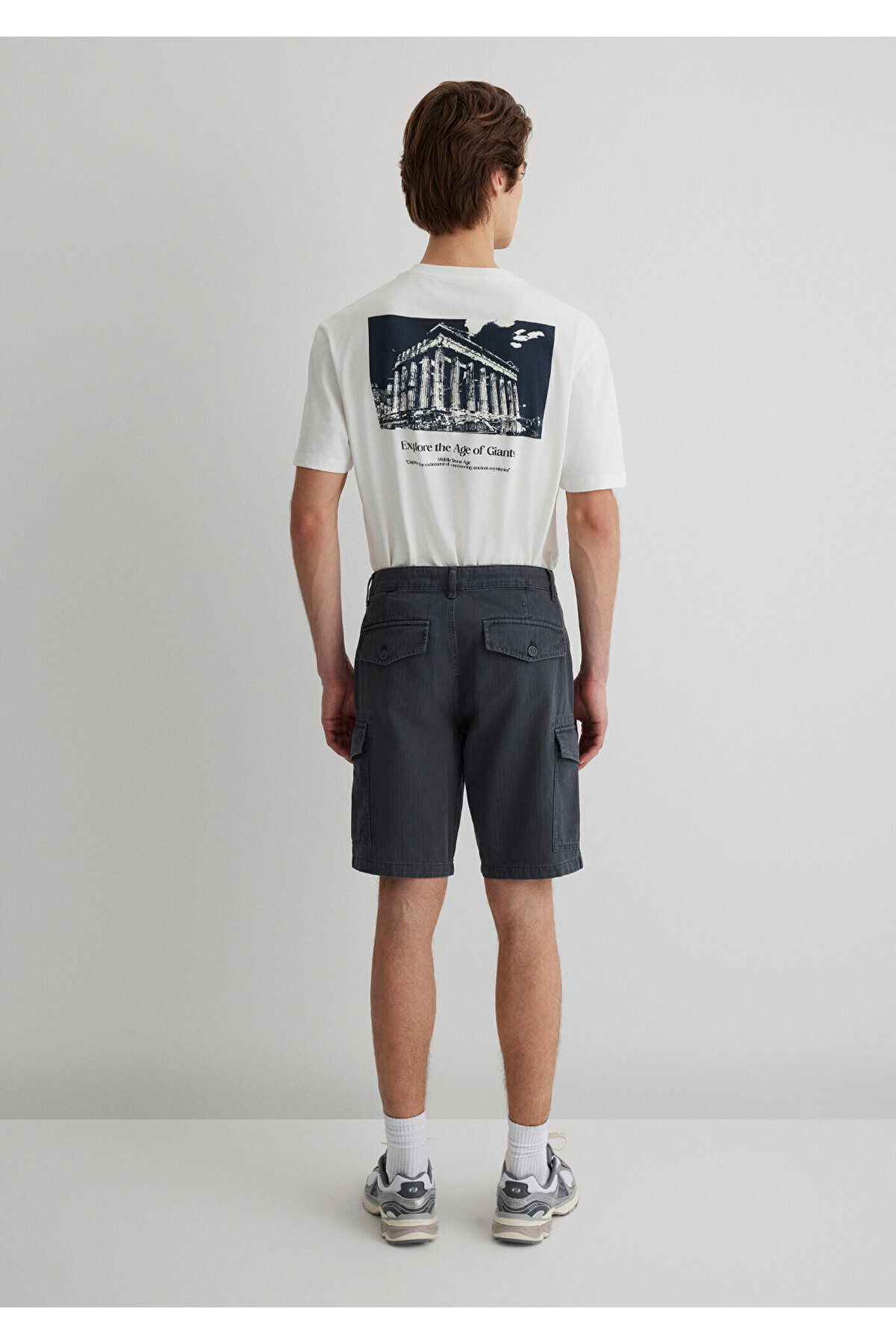 Mavi-Pantaloni scurți cargo bleumarin 0410287 -80776 5