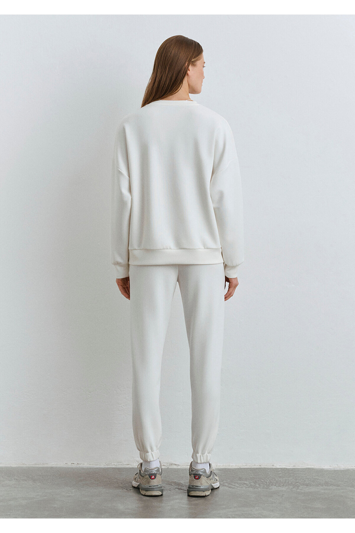 Mavi-Lux Touch Crew Neck White Sweatshirt 1S10422-70057 4