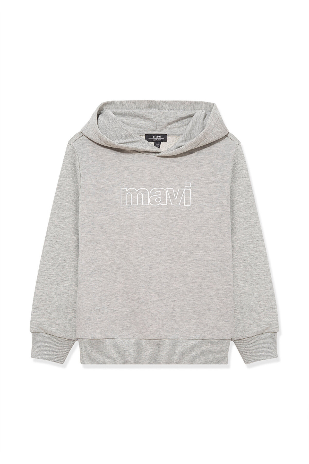 Mavi-سويت شيرت رمادي بطبعة شعار - 6s10090-80196 2