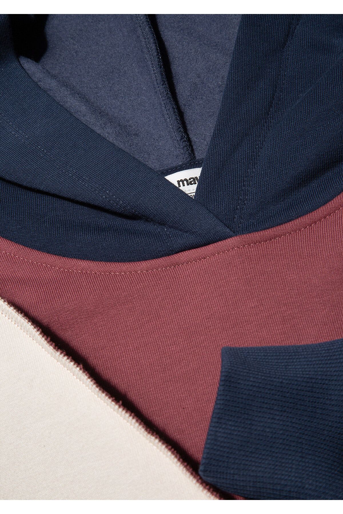 Mavi-Color Block Hooded Sweatshirt 1S10170-70399 6