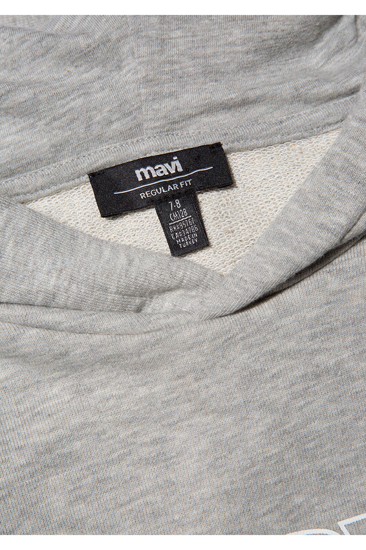 Mavi-سويت شيرت رمادي بطبعة شعار - 6s10090-80196 4
