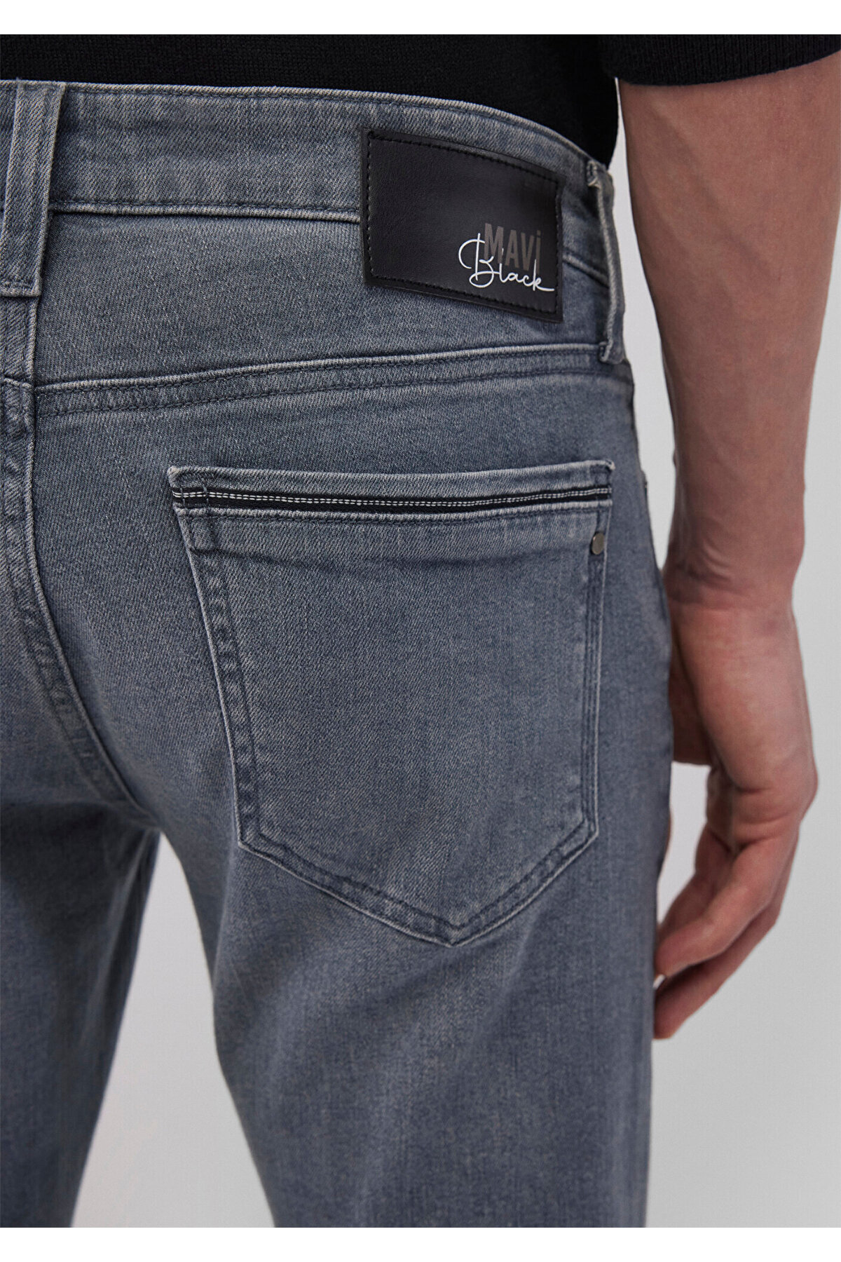 Mavi-James Lux Schwarz Hellblau Jean Hose 0042487869 7