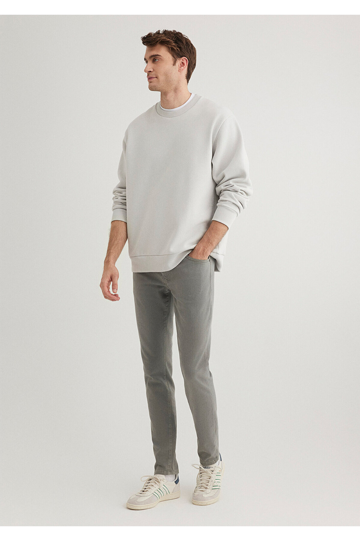 Mavi-James Tin Graue Comfort-Gabardine-Hose 0042431022 3