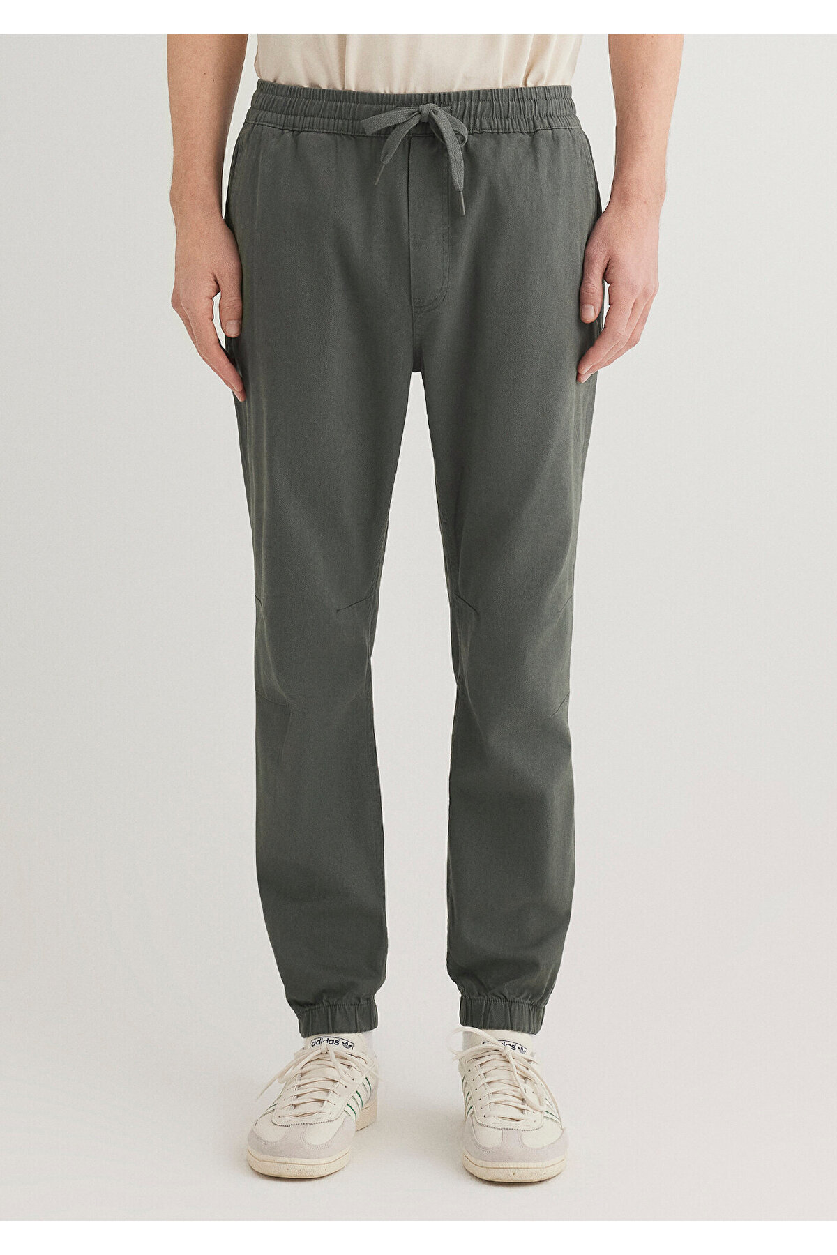 Mavi-Dunkelgrüne Hose mit elastischem Bund000169-71598 3