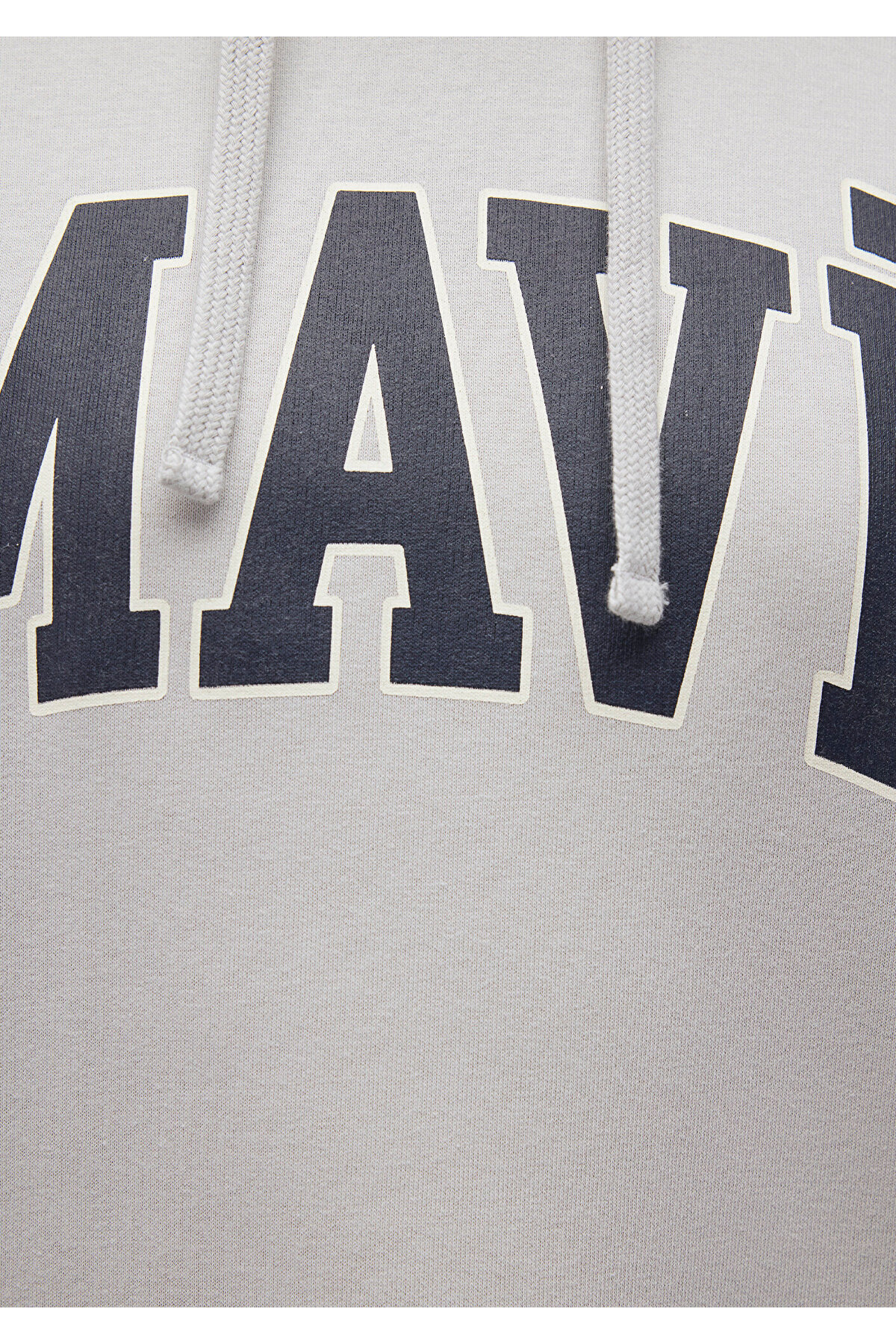 Mavi-Graues Kapuzen-Sweatshirt mit Logo-Print 1600361-34322 7