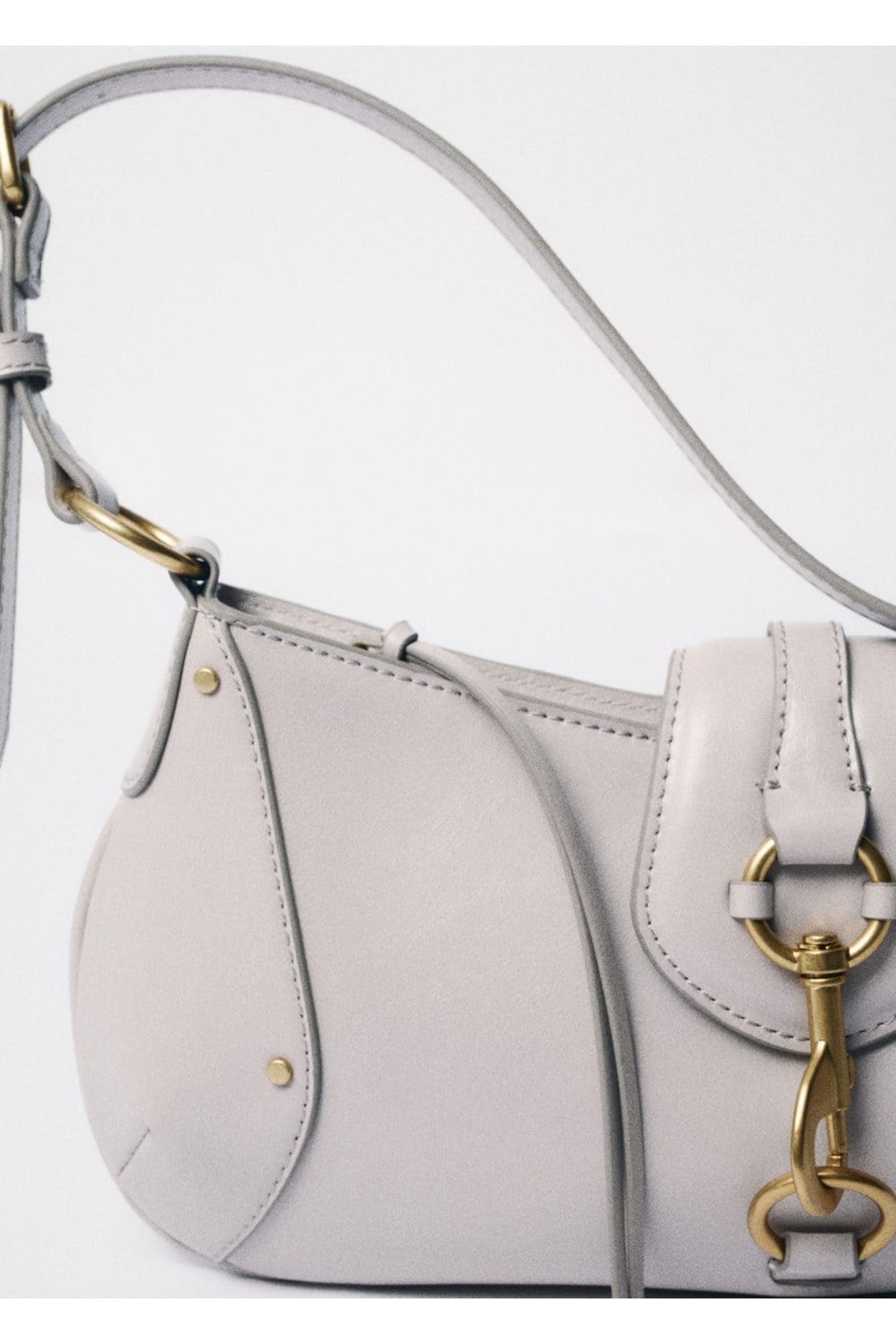 کیف دوشی MANGO با جزئیات کارابین