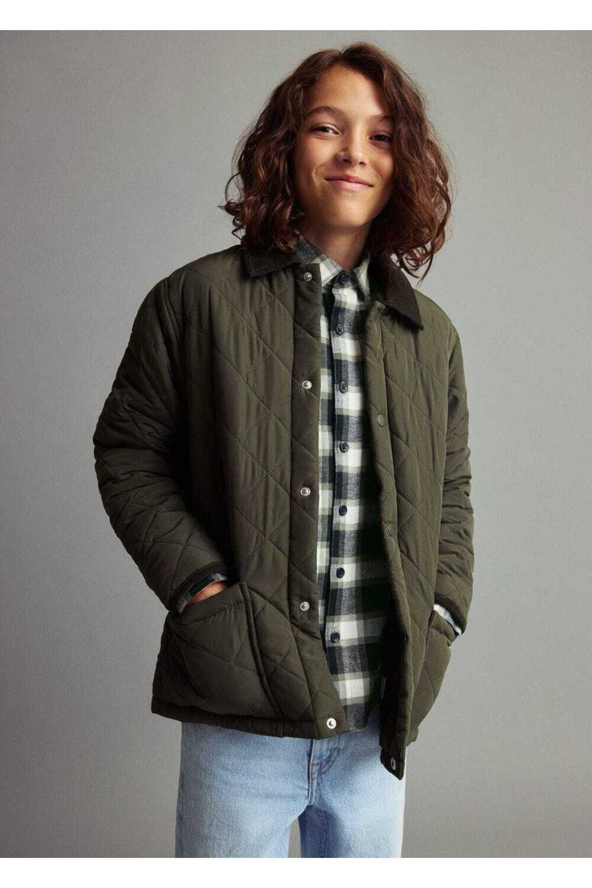 یقه آنوراک پددار با یقه پیراهنی  یقه آنوراک پددار با یقه پیراهنی