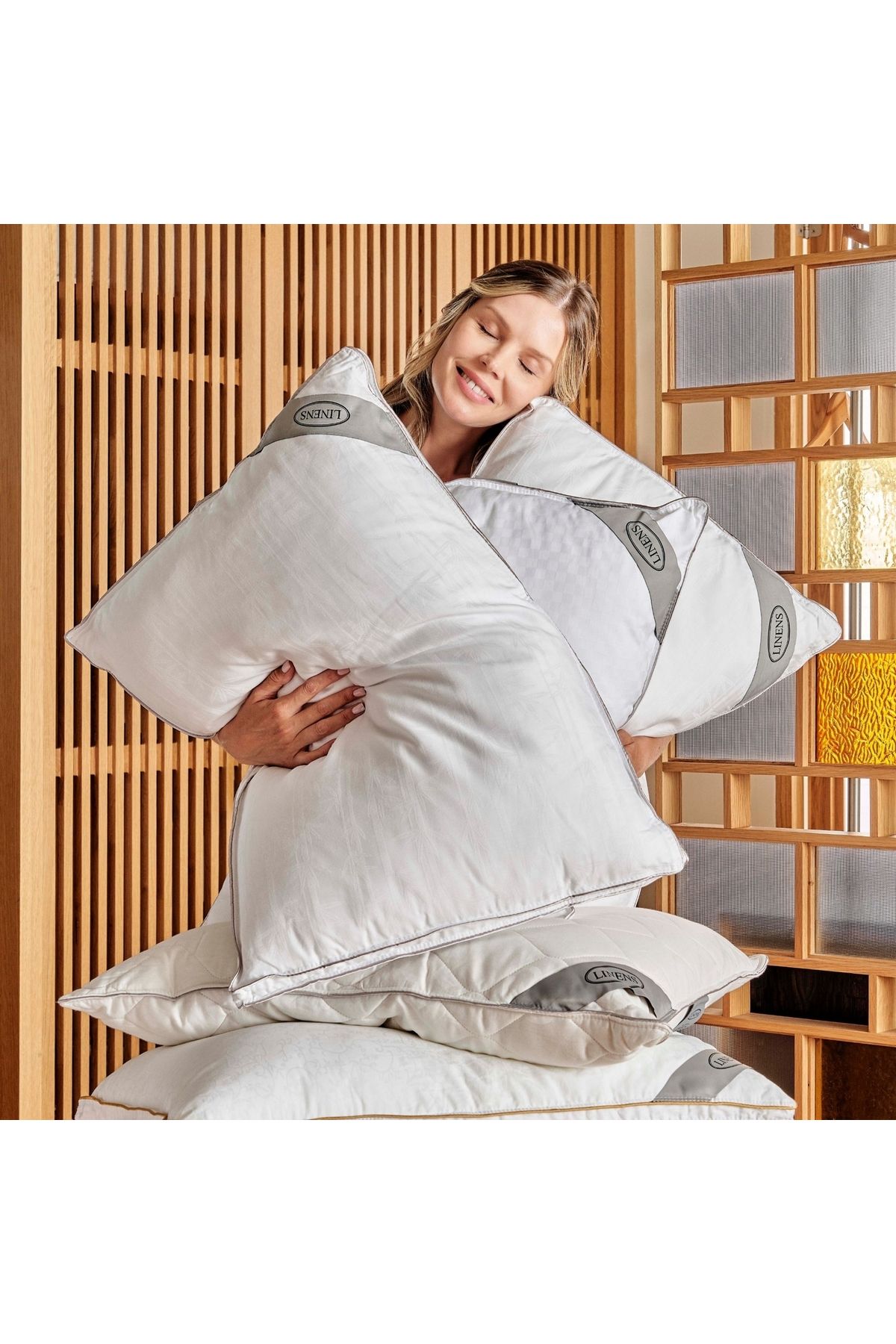Linens-Harmony Microgel Standard Pillow 3