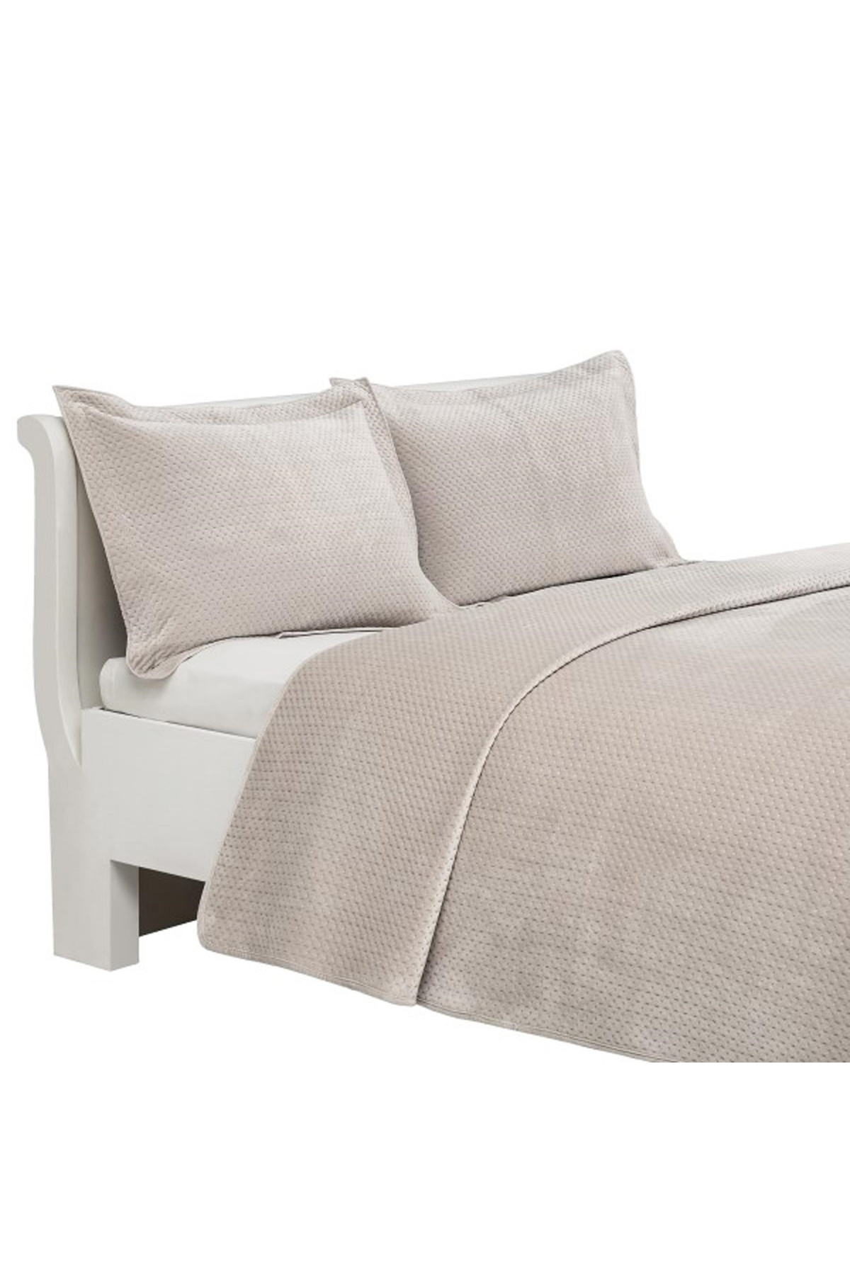 Linens-Beige Color Glace Single Bed Set 3