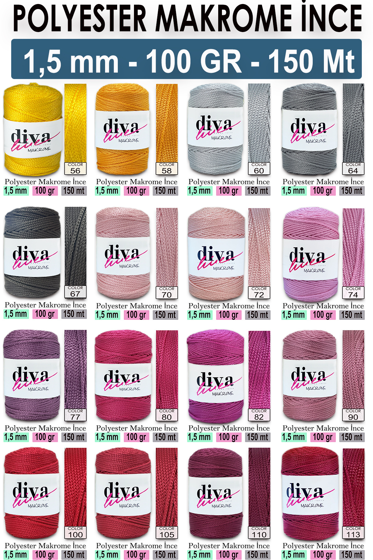 Diva İplik-Прежда Diva Macrame 40 - Удобен крой 3