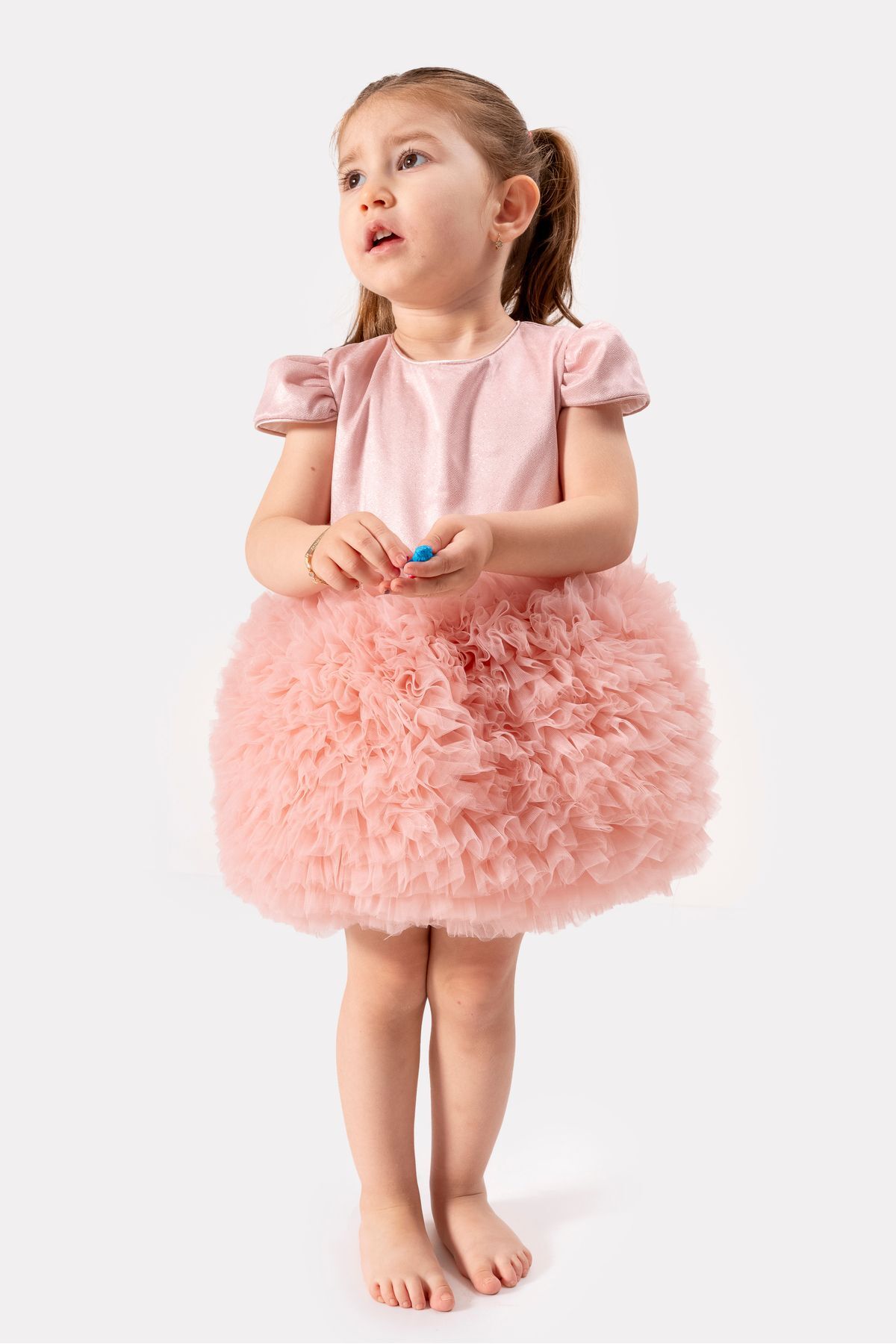 Baby Animals Bebek Kız Çocuk Doğum Günü Parti Düğün Elbise Tüllü Tütü Astarlı Çocuk Giyim bebek giyim Kız Bebek fotoğrafı 3 (önizleme)