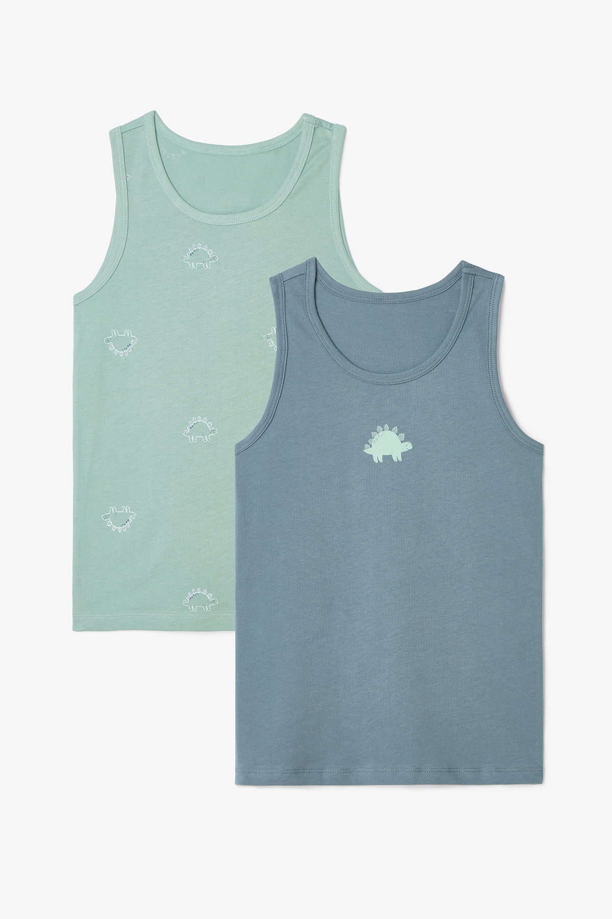 Penti-Boy's Contour Dinosaur Patterned 2-Piece Undershirt 1