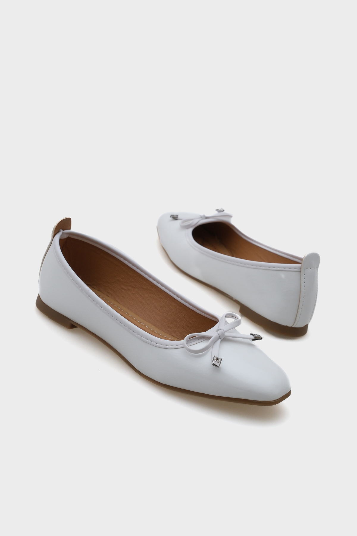 Capone Outfitters-Hana Trend Matte Skin Damen-Ballerinas 4