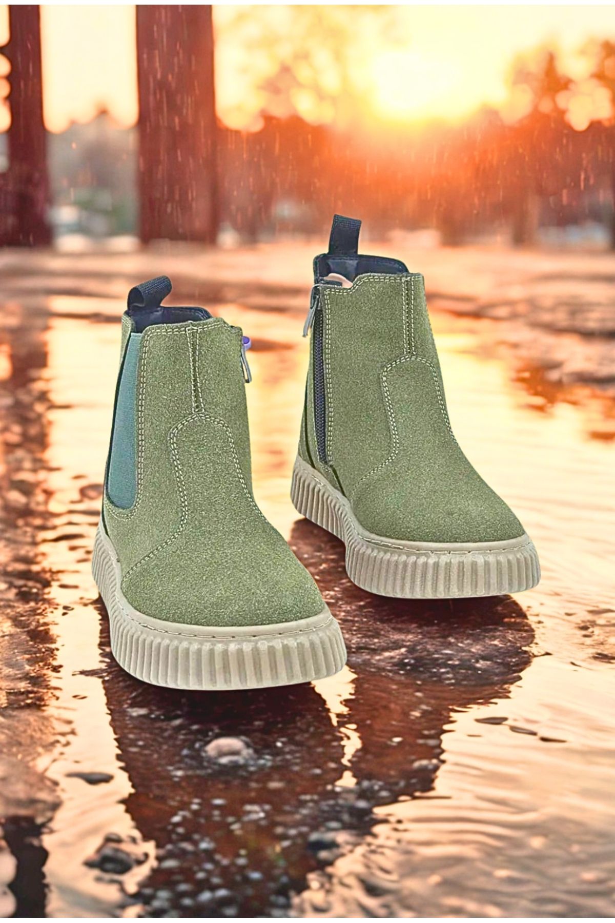 Moda Lime-Фуша унісекс зимові черевики для дівчаток - теплі, з товстою неслизькою і зручною підошвою 5