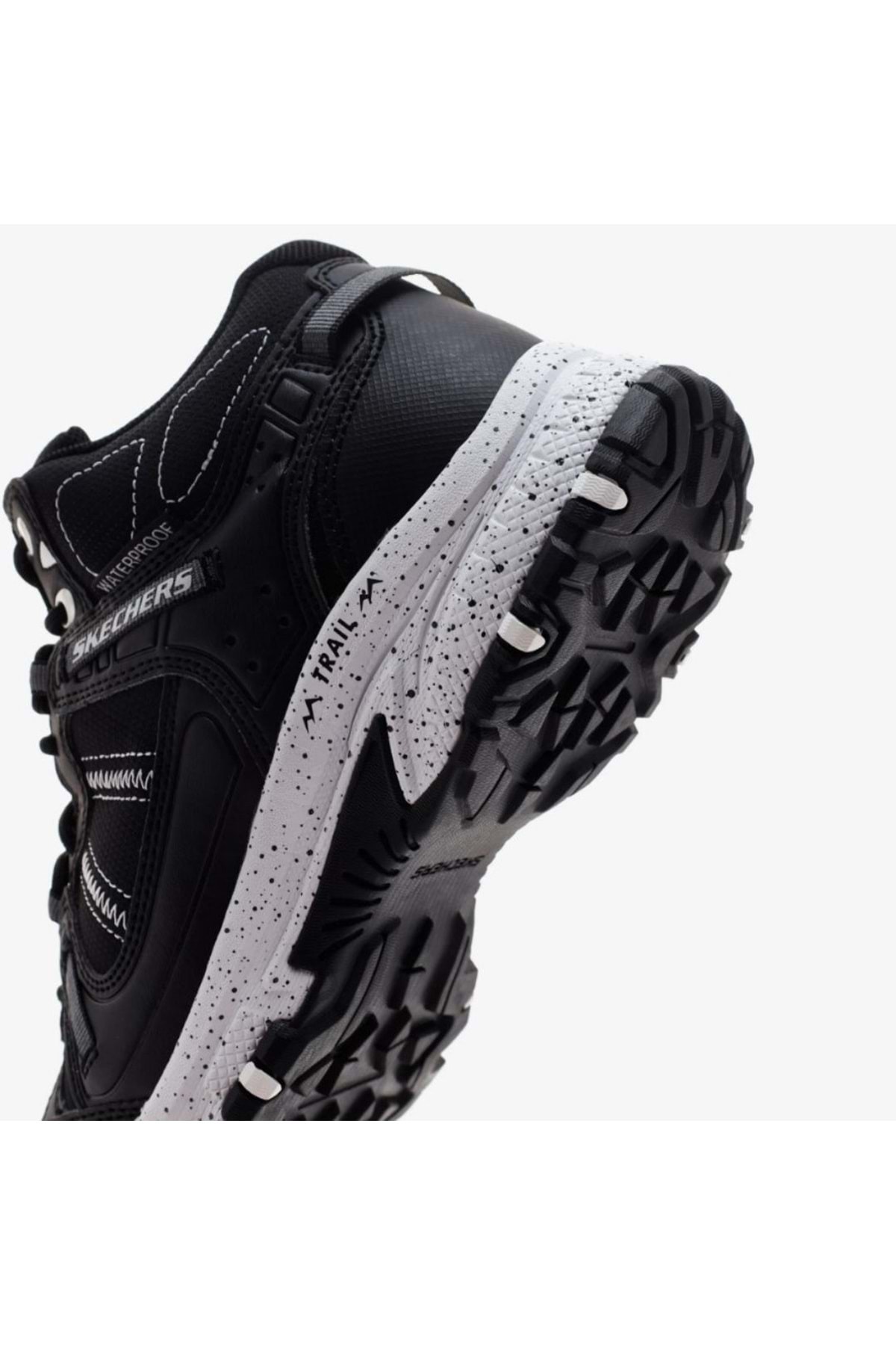 SKECHERS Hillcrest-Bound Peak 180021 Watherproof Outdoor Unisex Bot SİYAH-BEYAZ görsel 7